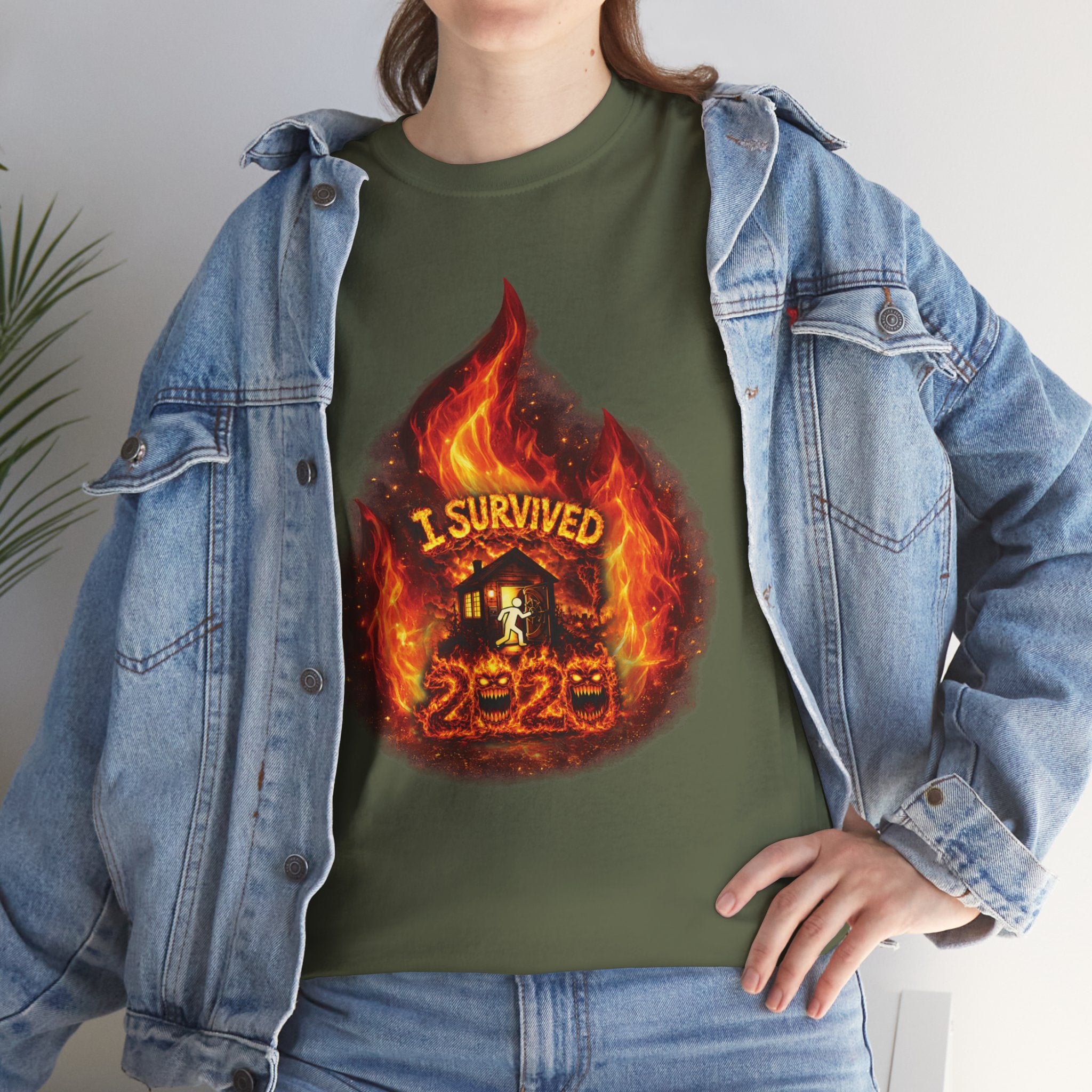 I Survived 2020 — Director's Cut S2:E1 "Berry Creek" | Wildfire Edition Memorial Unisex Heavy Cotton Tee (SPECIAL EDITION)
