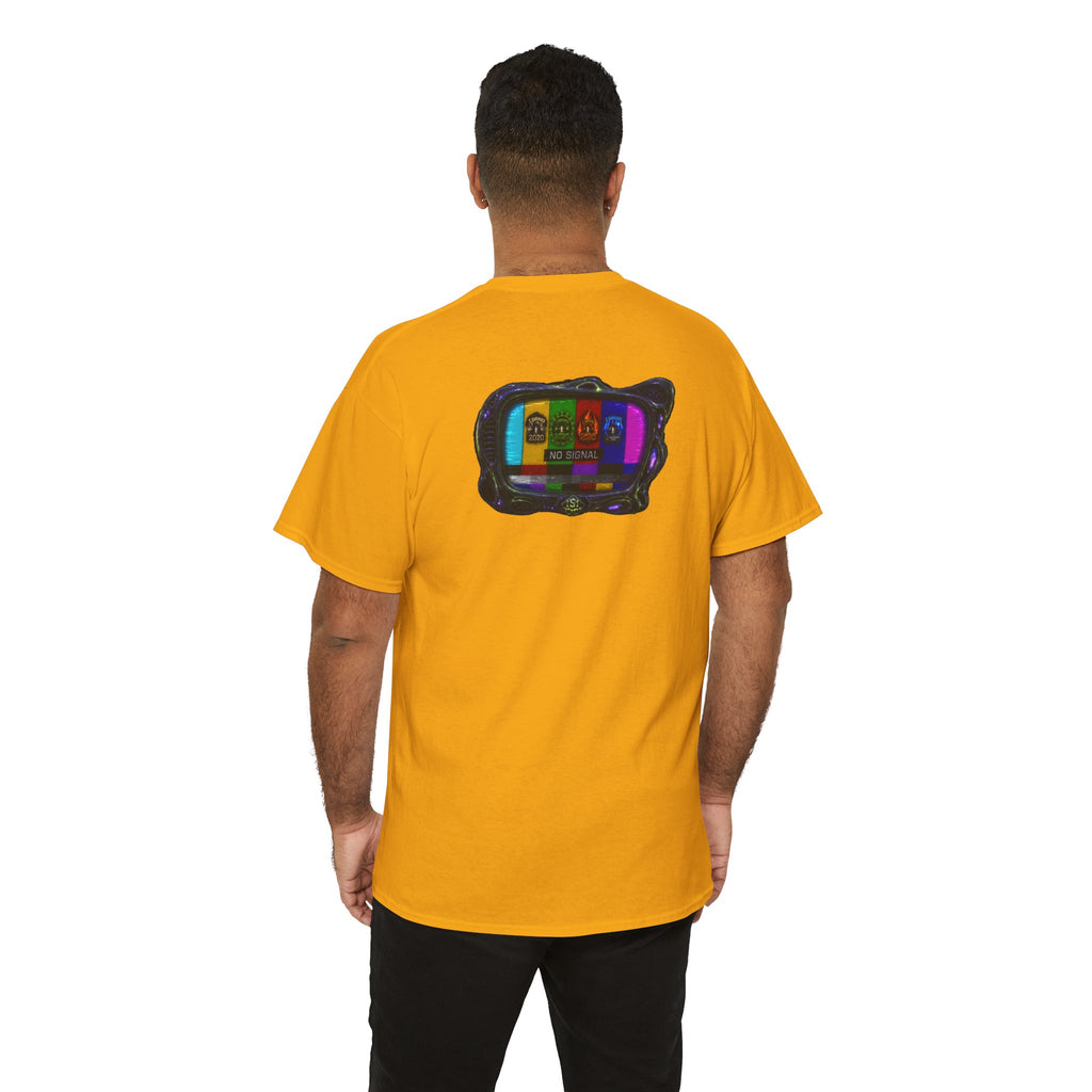 I Survived 2020 — "No Signal" Test Pattern Tee Alien Broadcast Finale Summer Premiere Unisex Heavy Cotton Tee