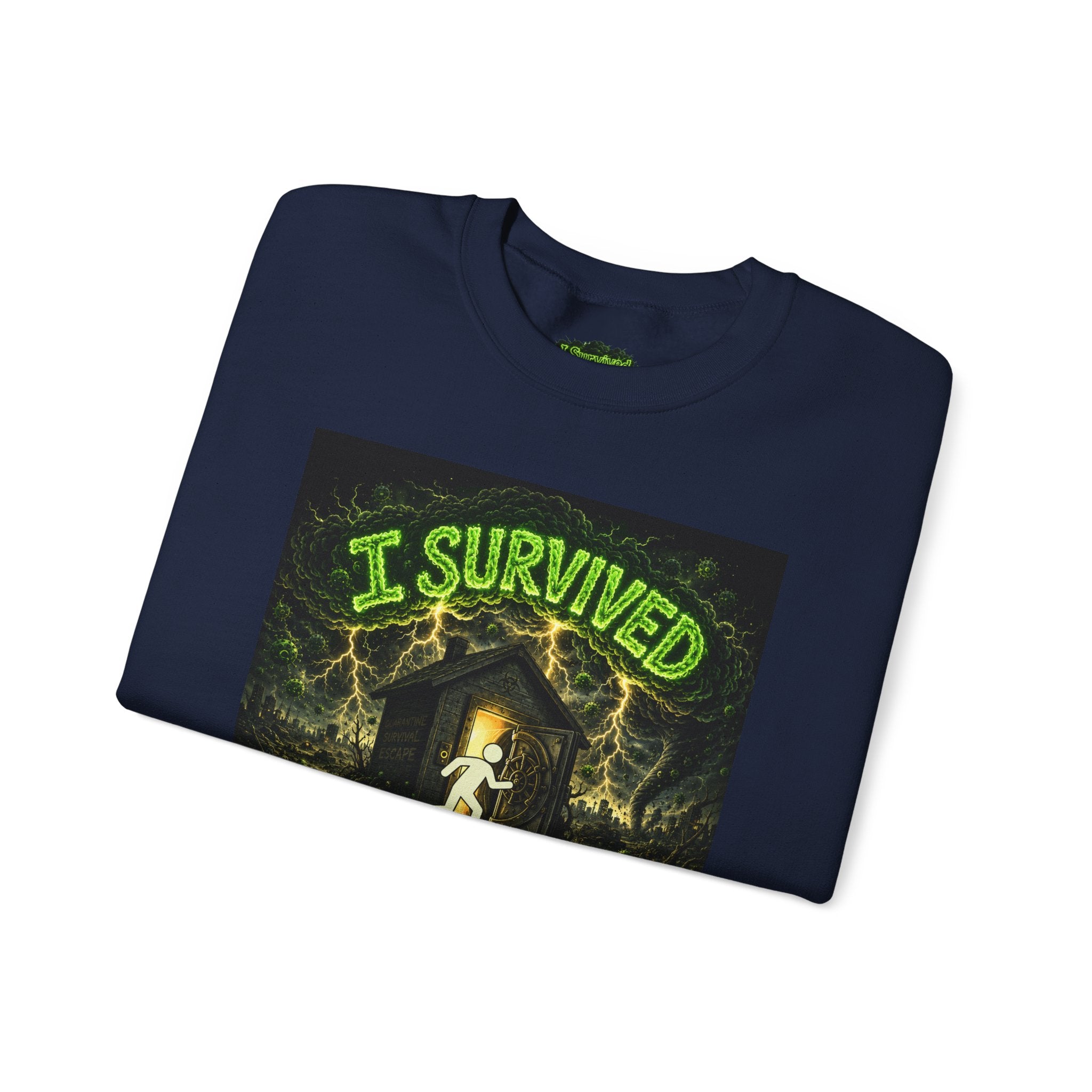 I Survived 2020 — S1:E2 "The Coming of COVID" | Pandemic Edition Unisex Heavy Blend™ Crewneck Sweatshirt