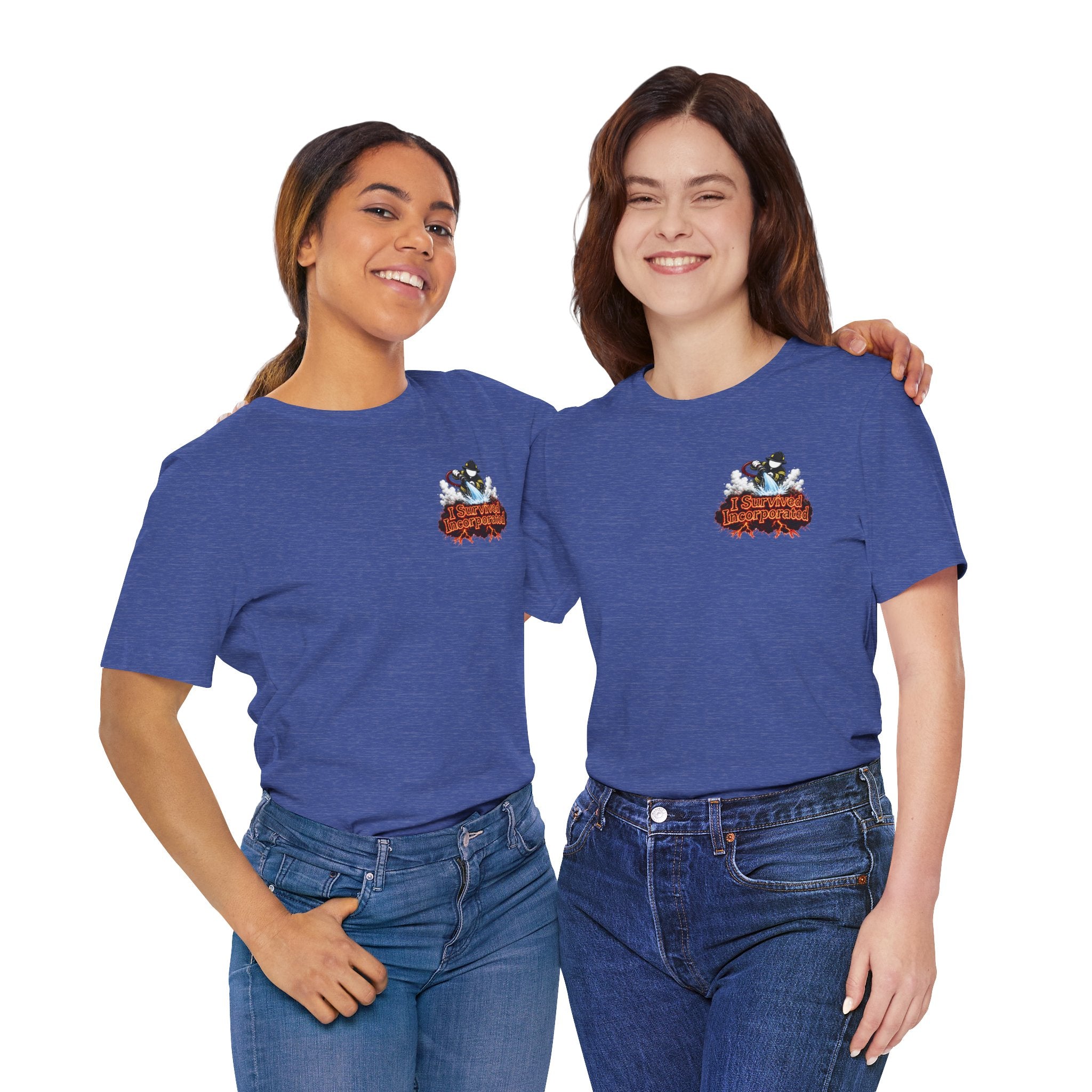 I Survived 2020 — "Please Stand By" Test Pattern Tee Wildfire Signal Edition Summer Premiere Unisex Jersey Short Sleeve Tee