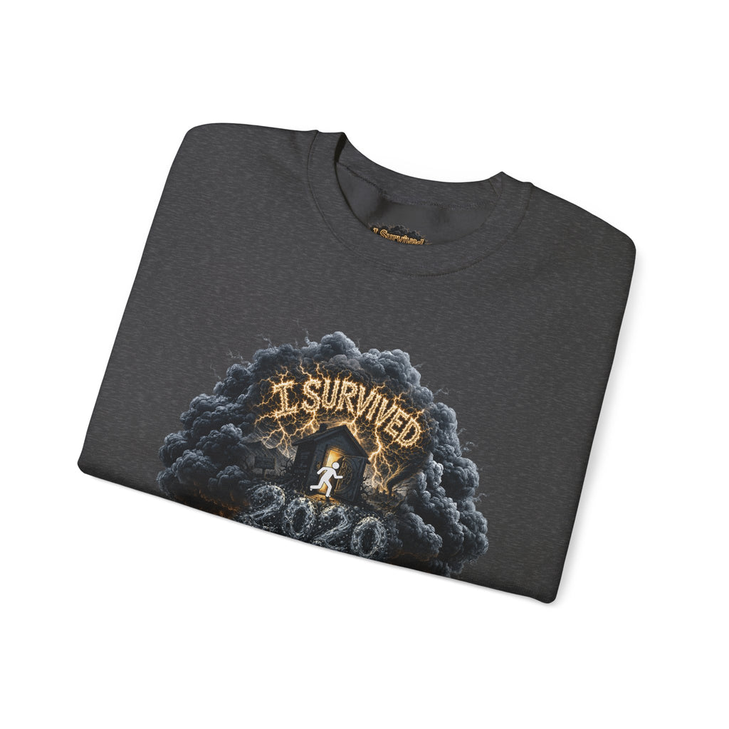 I Survived 2020 — Director's Cut Original Design Teaser Tee | Season 1 Premiere Drop Unisex Heavy Blend™ Crewneck Sweatshirt (SPECIAL EDITION)