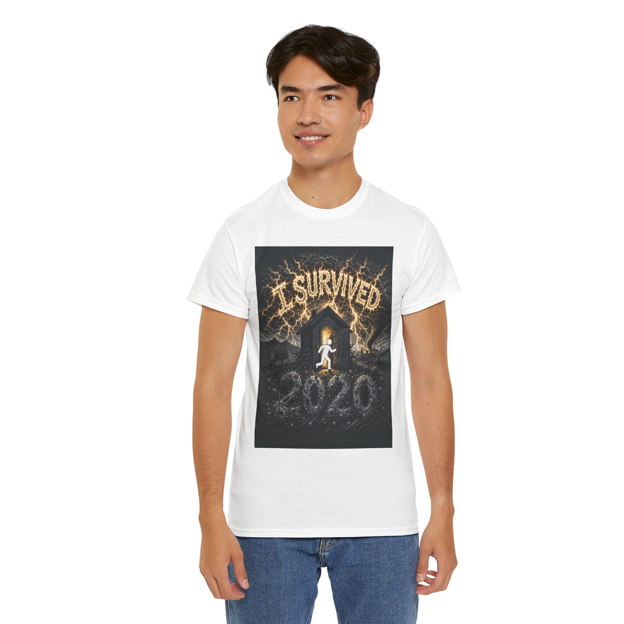 I Survived 2020 — Original PILOT Design Unisex Heavy Cotton Tee