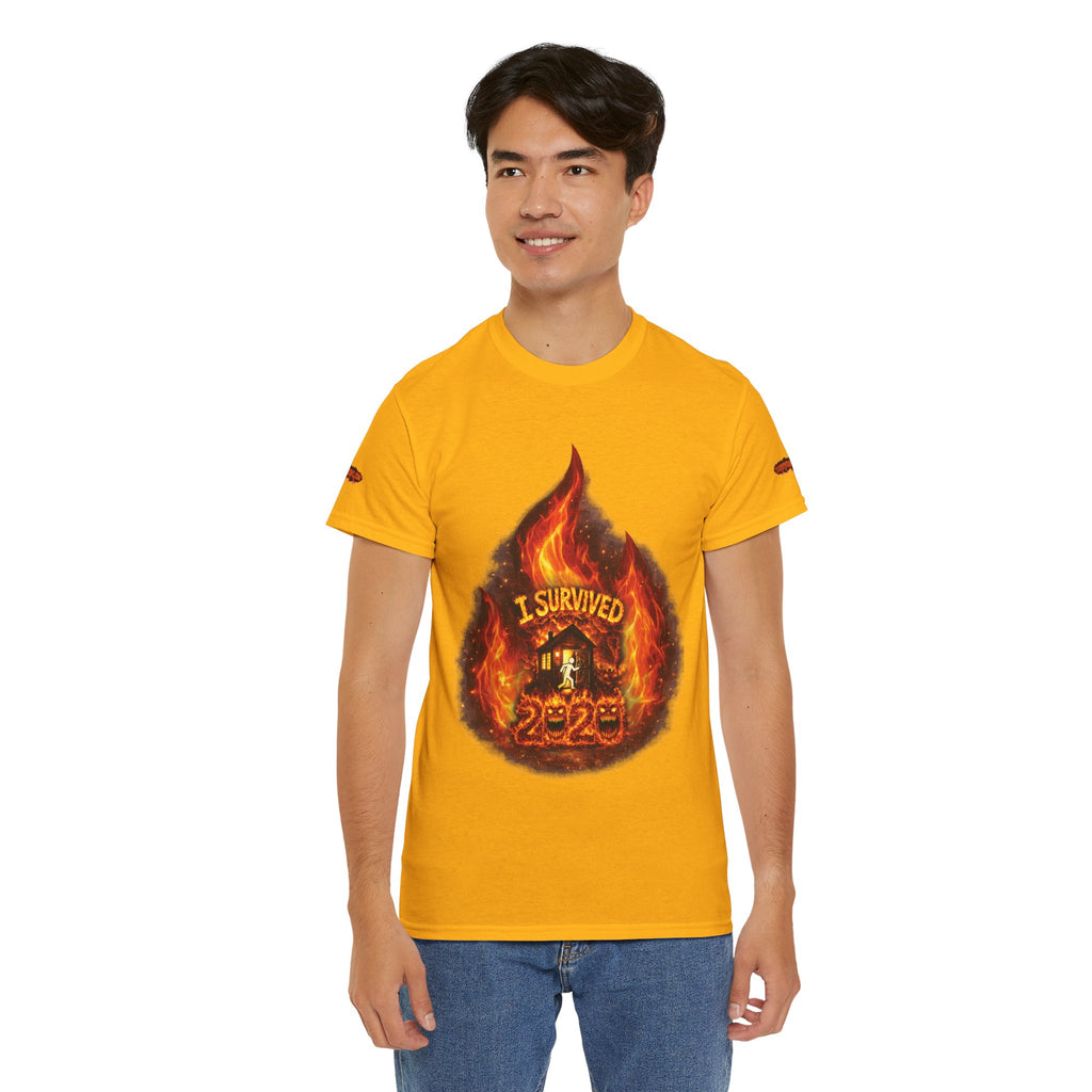 I Survived 2020 — Director's Cut S2:E4 "Western U.S. Wildfire Season" | Mid-Season Finale Pt. 1 | Wildfire Edition Memorial Unisex Heavy Cotton Tee (SPECIAL EDITION)