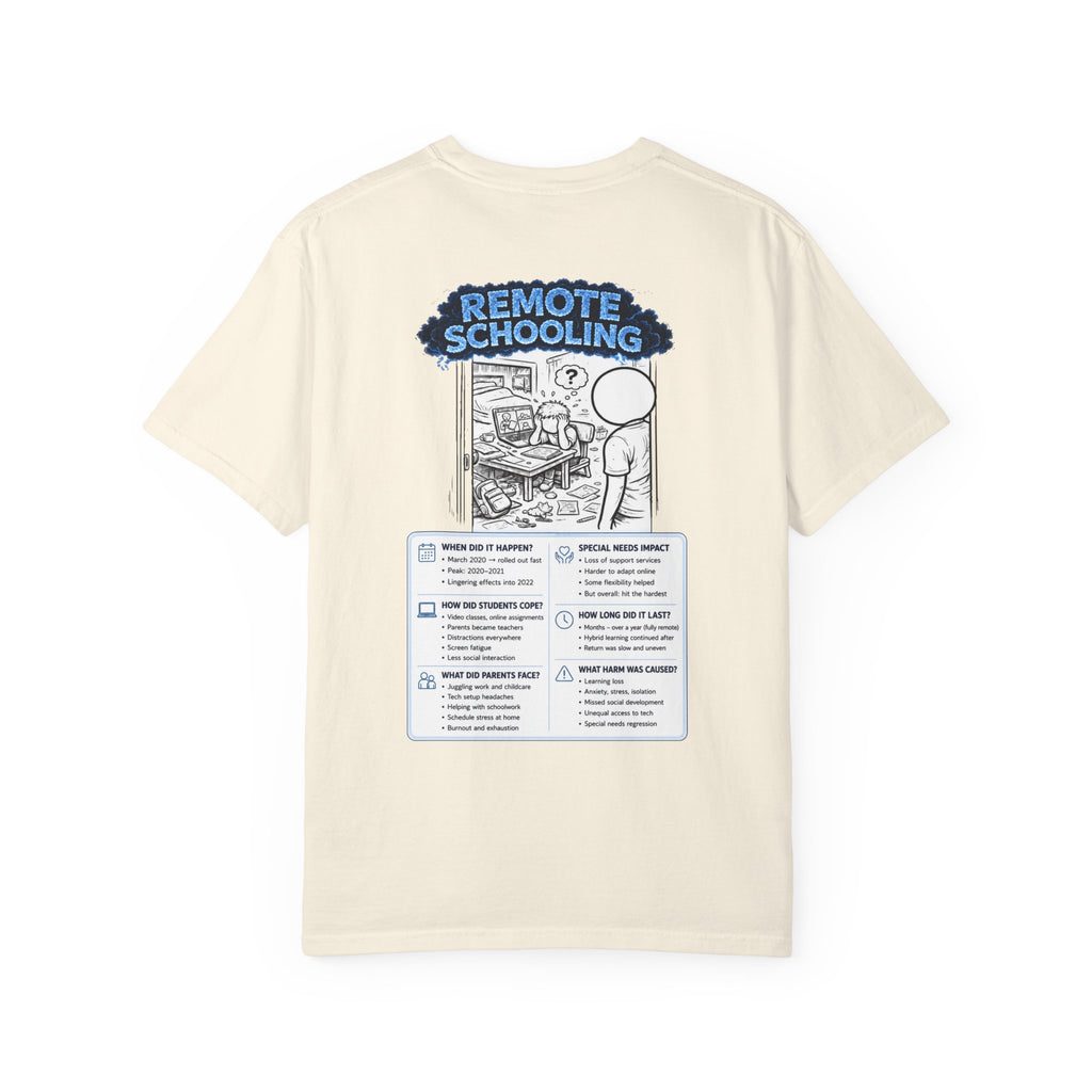 I Survived 2020 — Director's Cut S3:E3 "Remote Schooling" | Lockdown Edition Documentary Unisex Garment-Dyed T-shirt