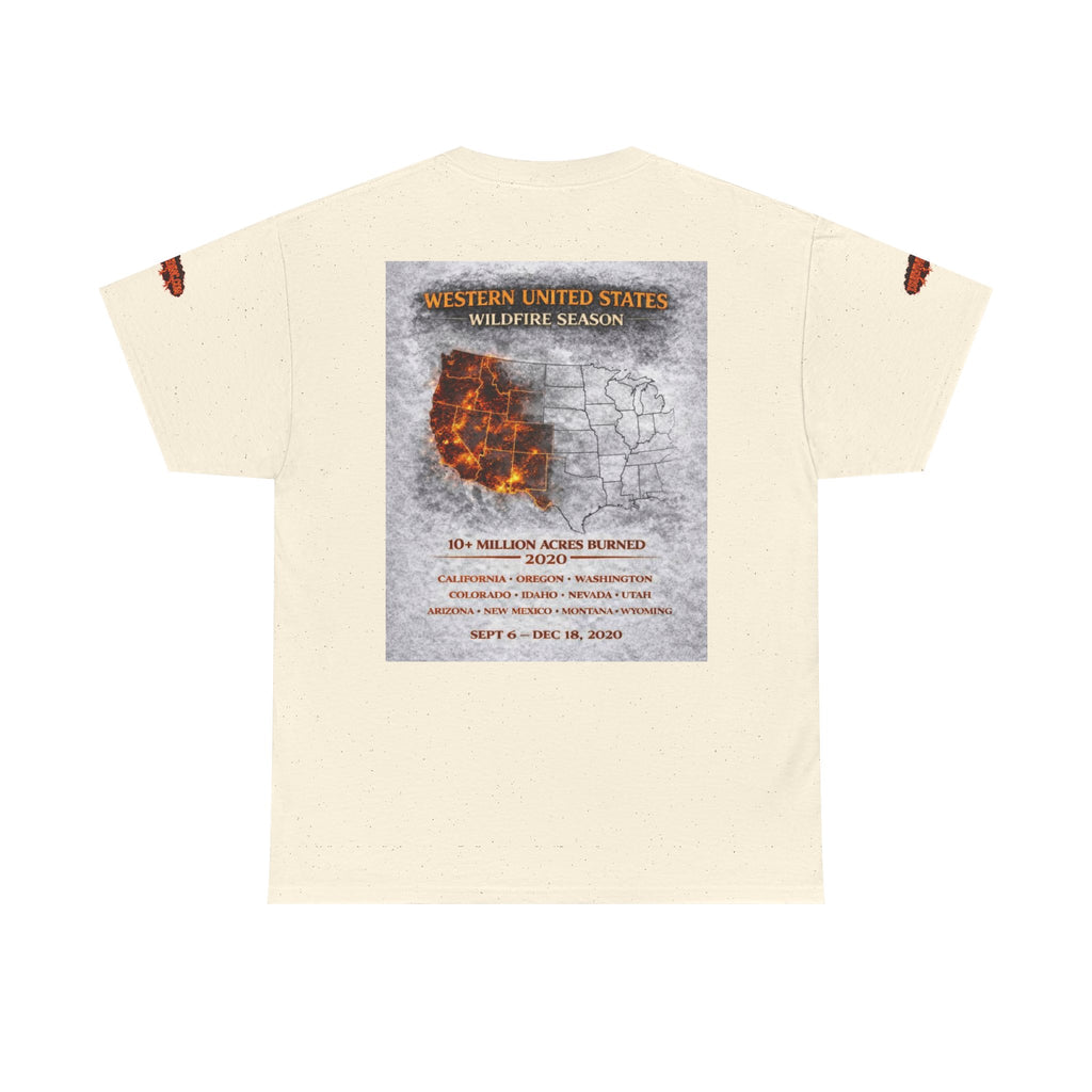 I Survived 2020 — S2:E4 "Western U.S. Wildfire Season" | Mid-Season Finale Pt. 1 | Wildfire Edition Memorial Unisex Heavy Cotton Tee (SPECIAL EDITION)