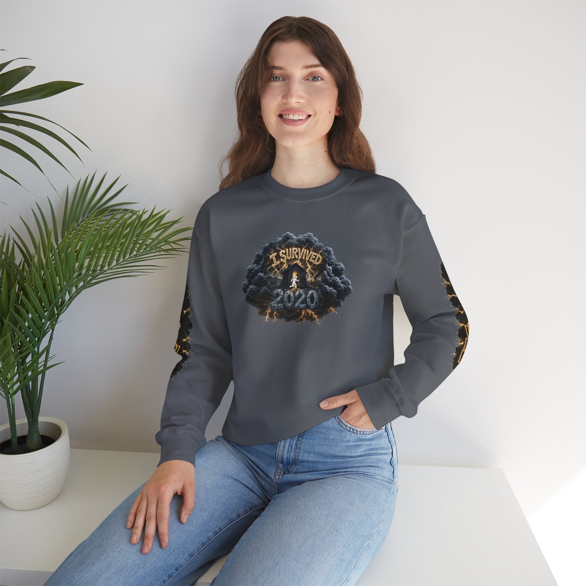 I Survived 2020 — Original PILOT Design: Director's Cut Special Edition Unisex Heavy Blend™ Crewneck Sweatshirt