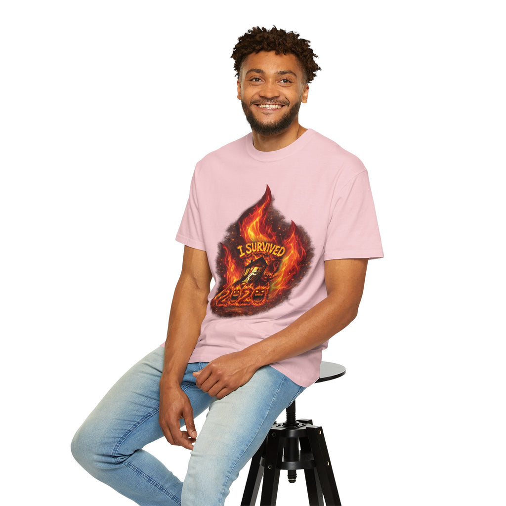 I Survived 2020 — Director's Cut S2:E1 "Berry Creek" | Wildfire Edition Memorial Unisex Garment-Dyed T-shirt