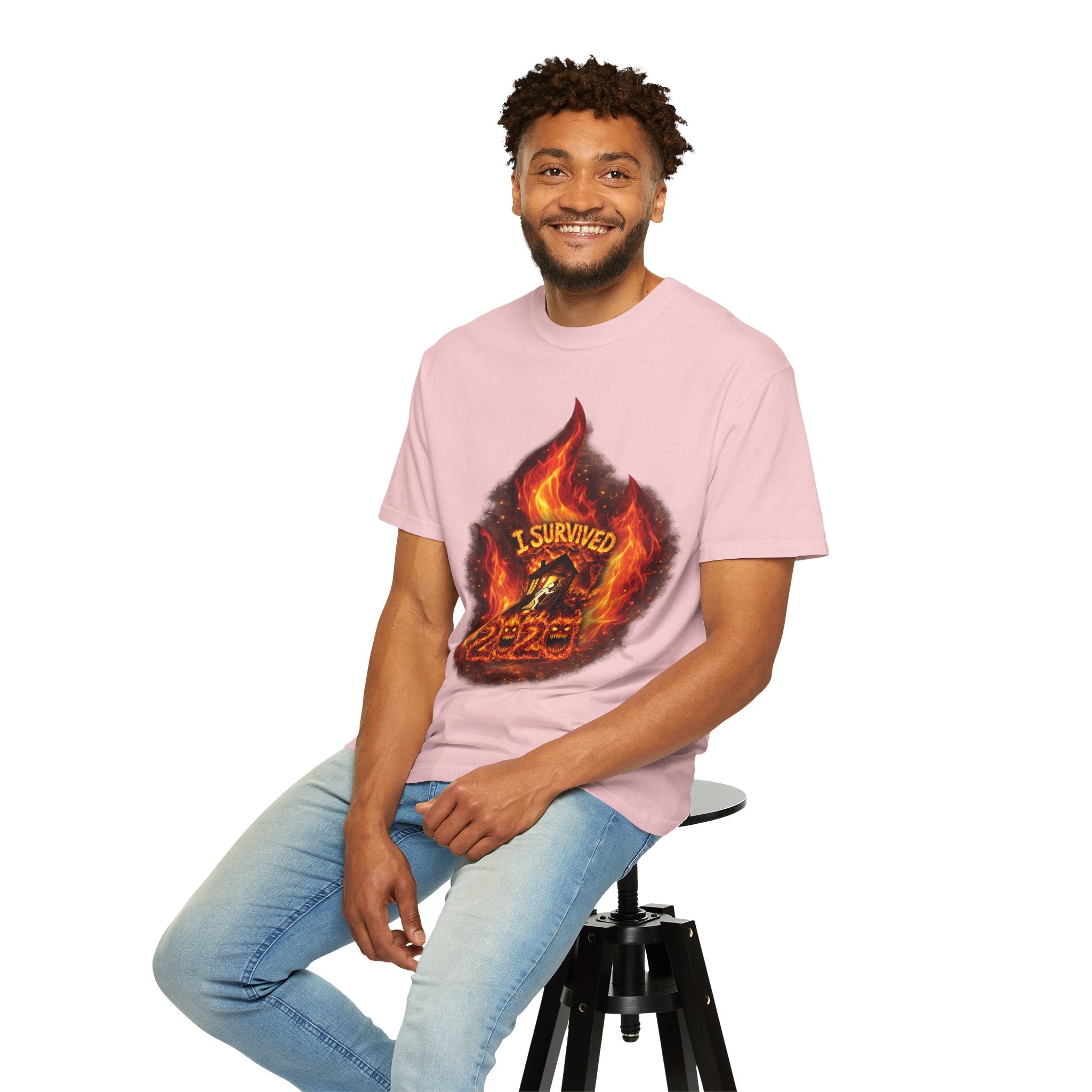 I Survived 2020 — Director's Cut S2:E1 "Berry Creek" | Wildfire Edition Memorial Unisex Garment-Dyed T-shirt