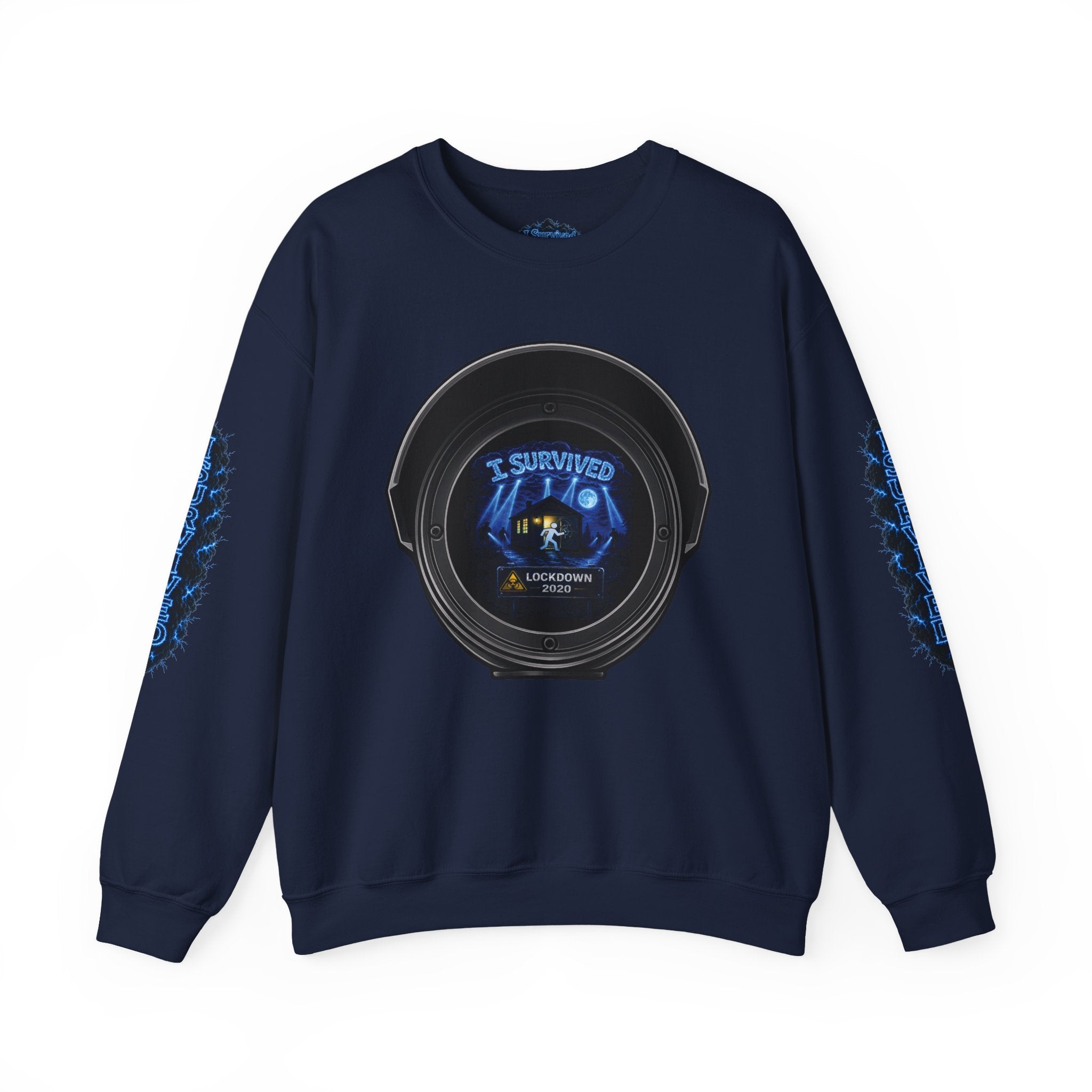 I Survived 2020 — Director's Cut S3:E1 "Quarantine" | Lockdown Edition Documentary Unisex Heavy Blend™ Crewneck Sweatshirt