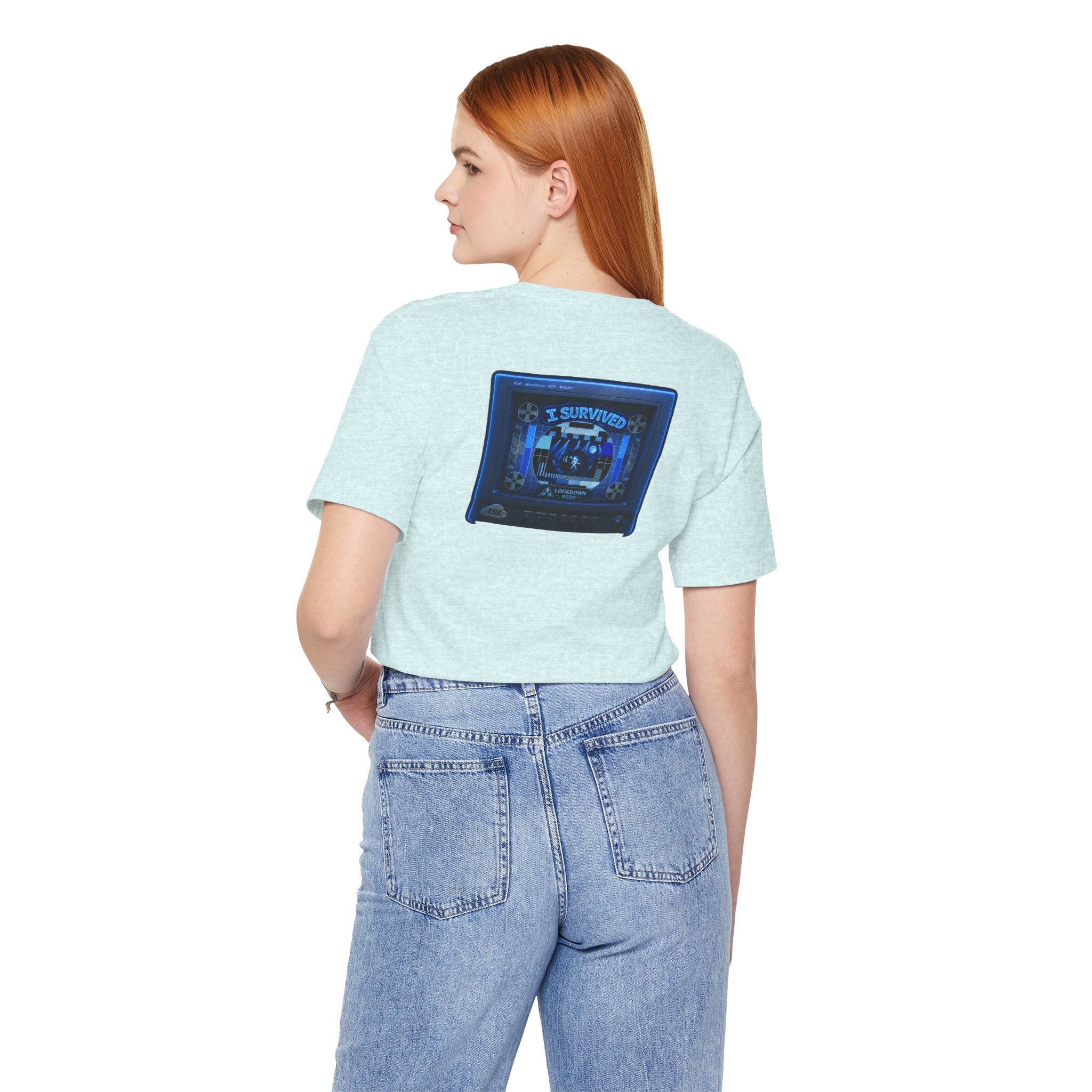 I Survived 2020 — "Please Stand By" Test Pattern Tee Lockdown Summer Exclusive Unisex Jersey Short Sleeve Tee