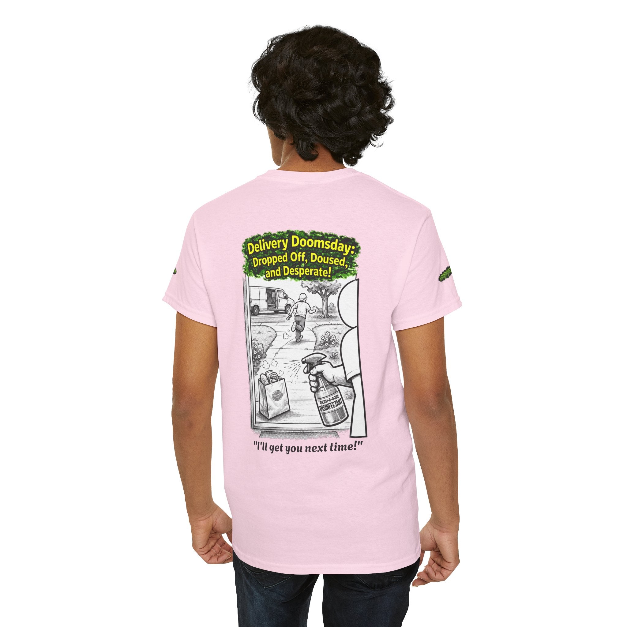 I Survived 2020 — PANDEMIC S1:E5: Director's Cut Special Edition "Delivery Doomsday" Unisex Heavy Cotton Tee