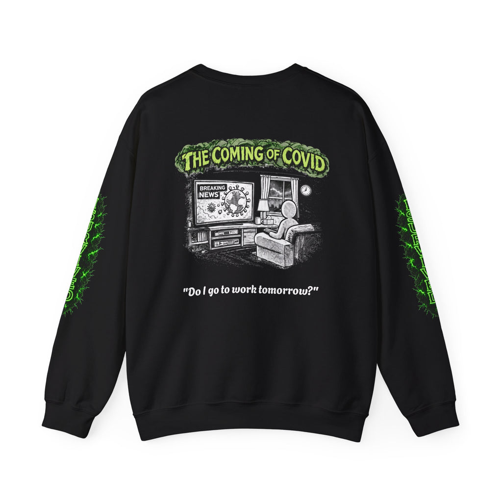 I Survived 2020 — Director's Cut S1:E2 "The Coming of COVID" | Pandemic Edition Unisex Heavy Blend™ Crewneck Sweatshirt