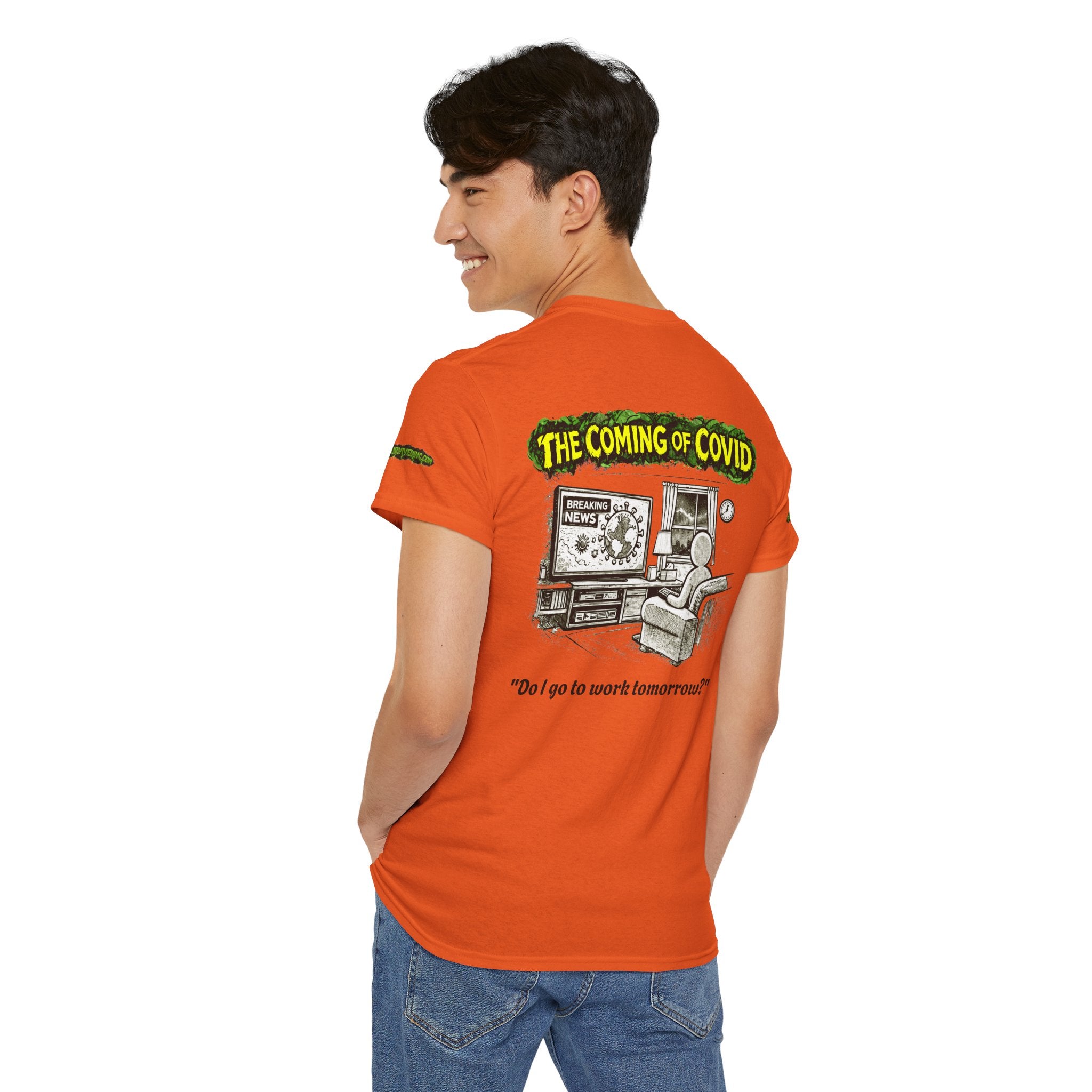 I Survived 2020 — PANDEMIC S1:E2: Special Edition "The Coming of COVID" Unisex Heavy Cotton Tee