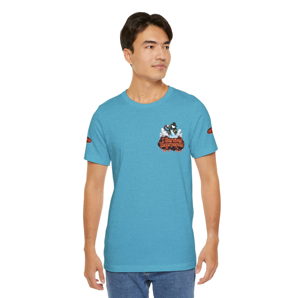 I Survived 2020 — "Please Stand By" Test Pattern Tee Wildfire Signal Special Edition Summer Premiere Unisex Jersey Short Sleeve Tee