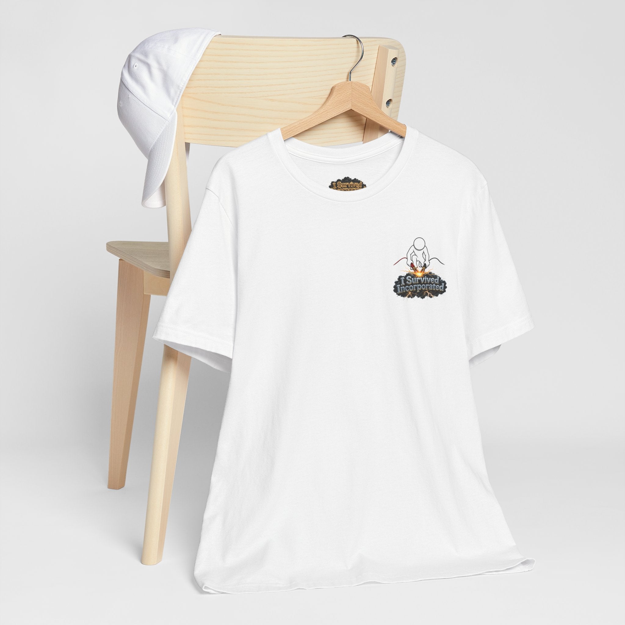 I Survived 2020 — "Please Stand By" Test Pattern Tee Summer Premier Unisex Jersey Short Sleeve Tee