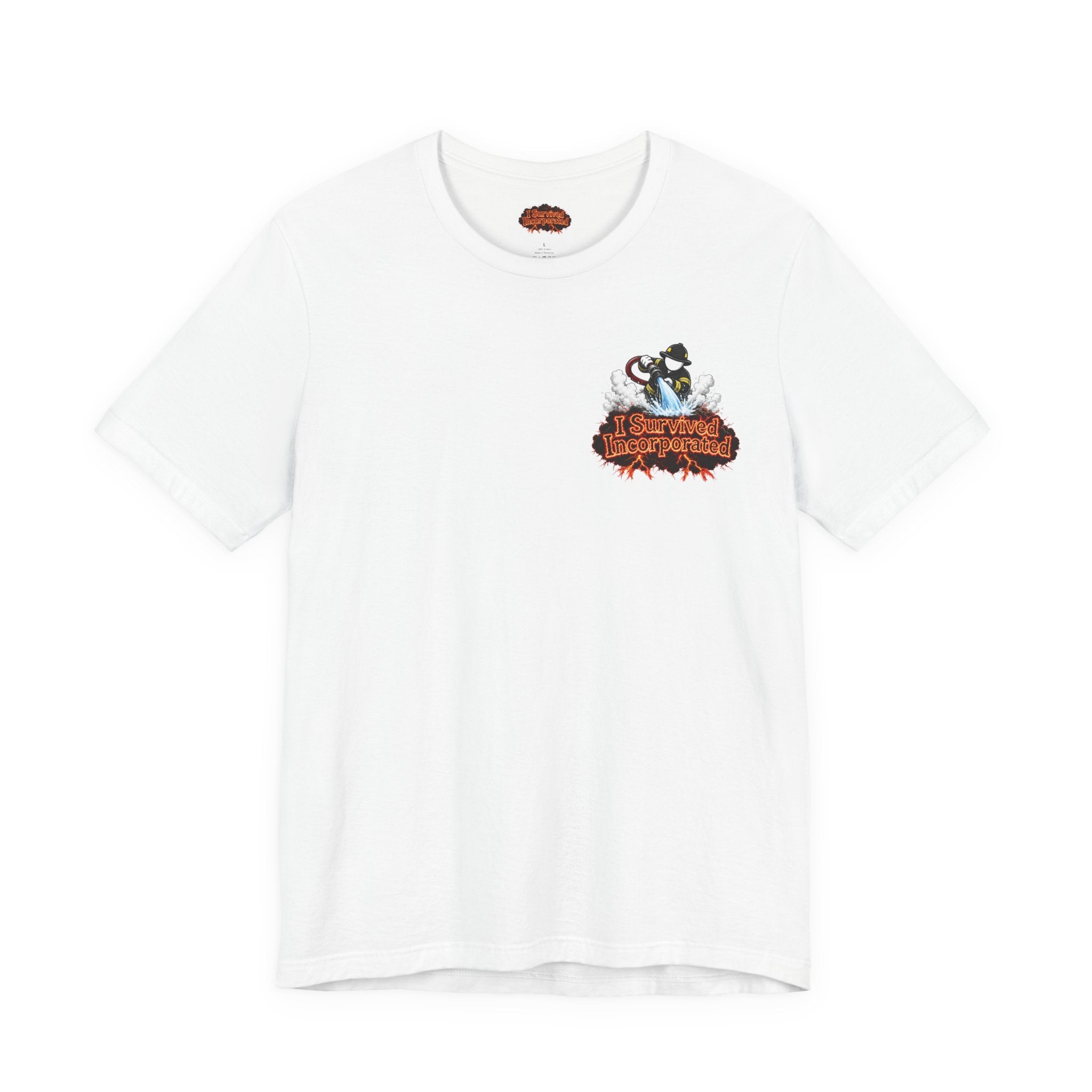 I Survived 2020 — "Please Stand By" Test Pattern Tee Wildfire Signal Edition Summer Premiere Unisex Jersey Short Sleeve Tee
