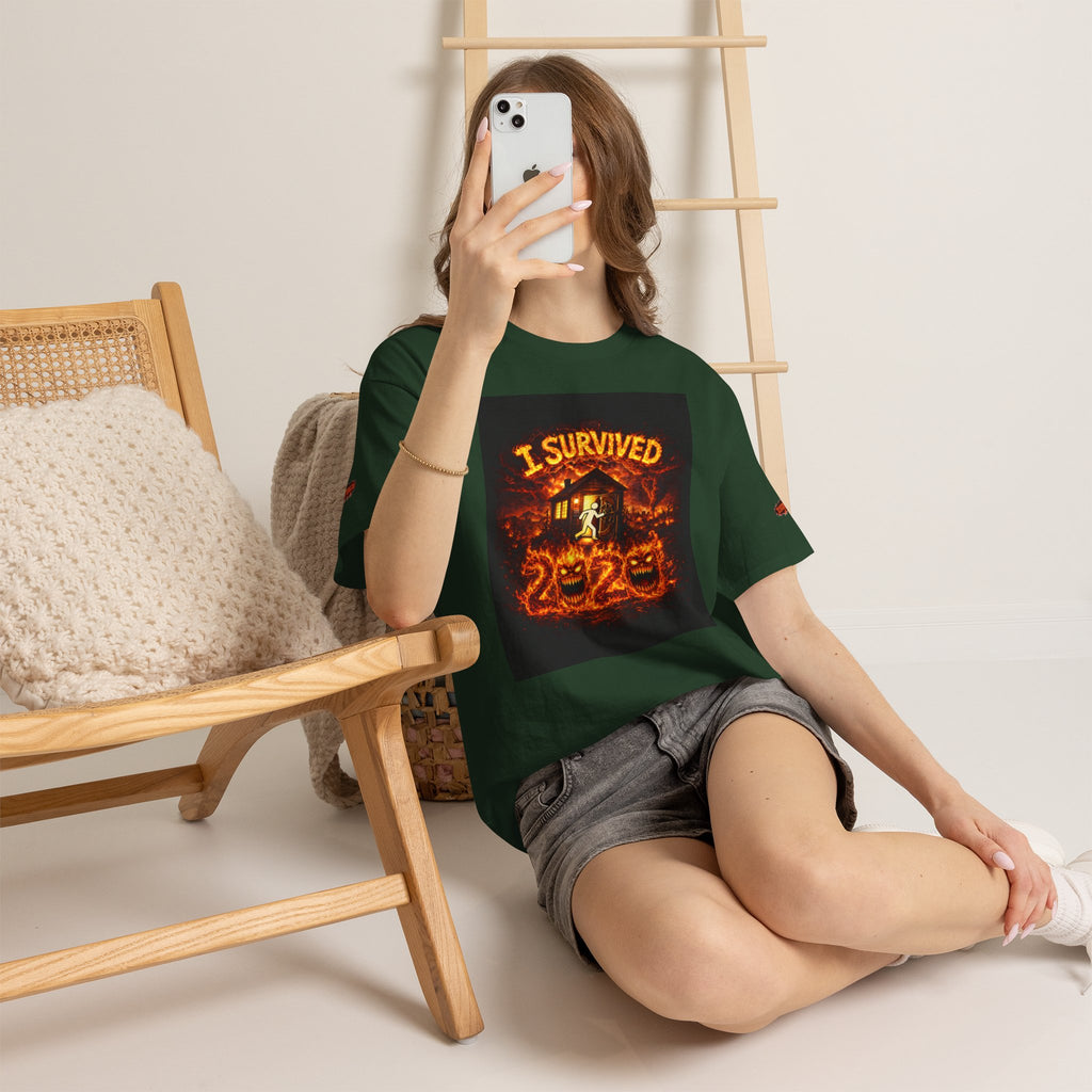 I Survived 2020 — WILDFIRES S2:E3: Special Edition "The California Wildfires" Memorial Unisex Heavy Cotton Tee