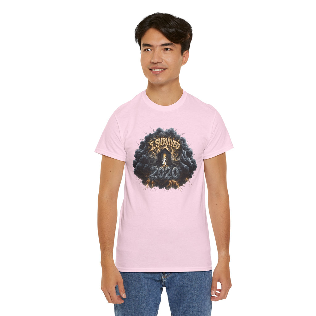 I Survived 2020 —  Deriector's Cut Original Design Teaser Tee | Season 1 Premiere Drop Unisex Heavy Cotton Tee