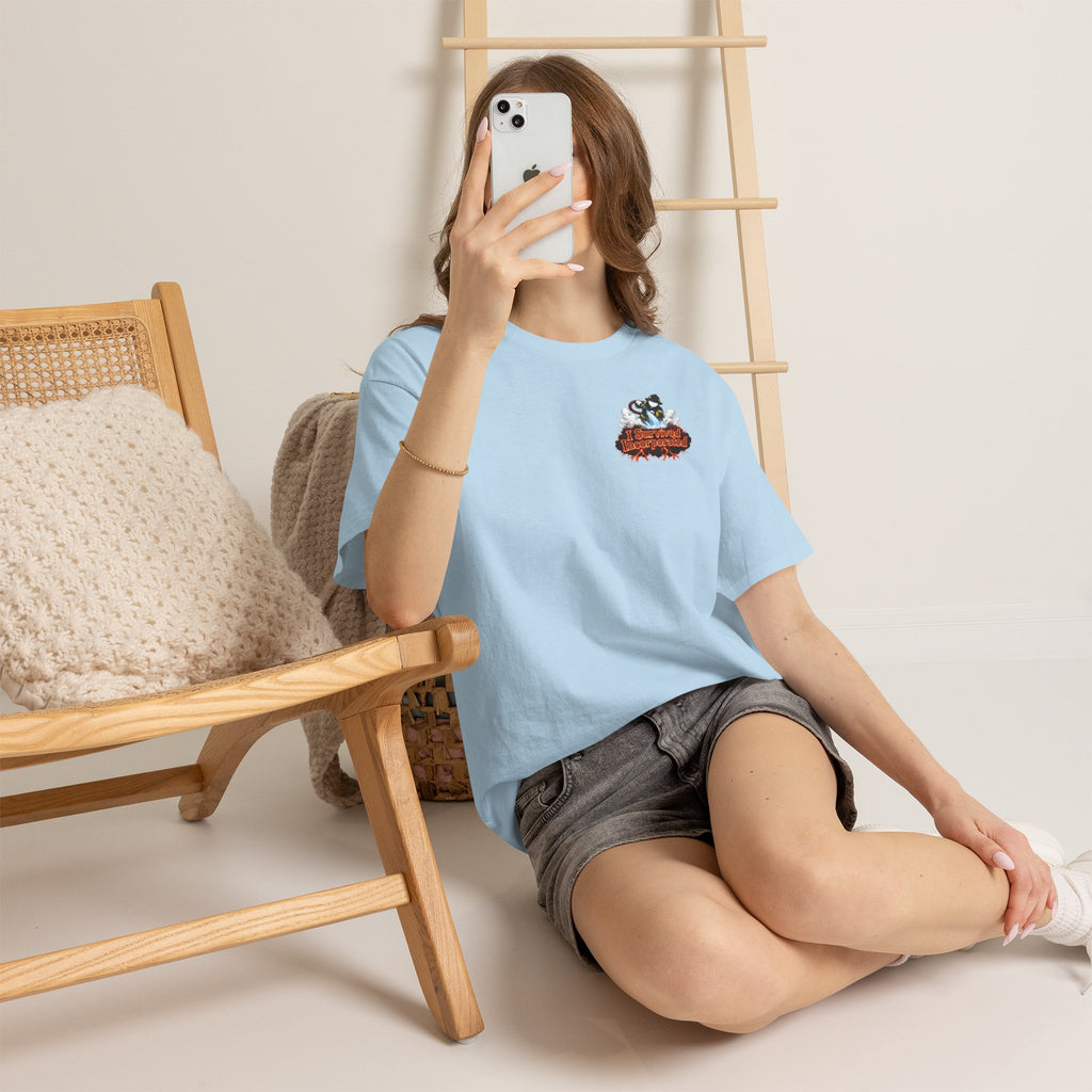 I Survived 2020 — "Please Stand By" Test Pattern Tee Wildfire Signal Edition Summer Premiere Unisex Heavy Cotton Tee