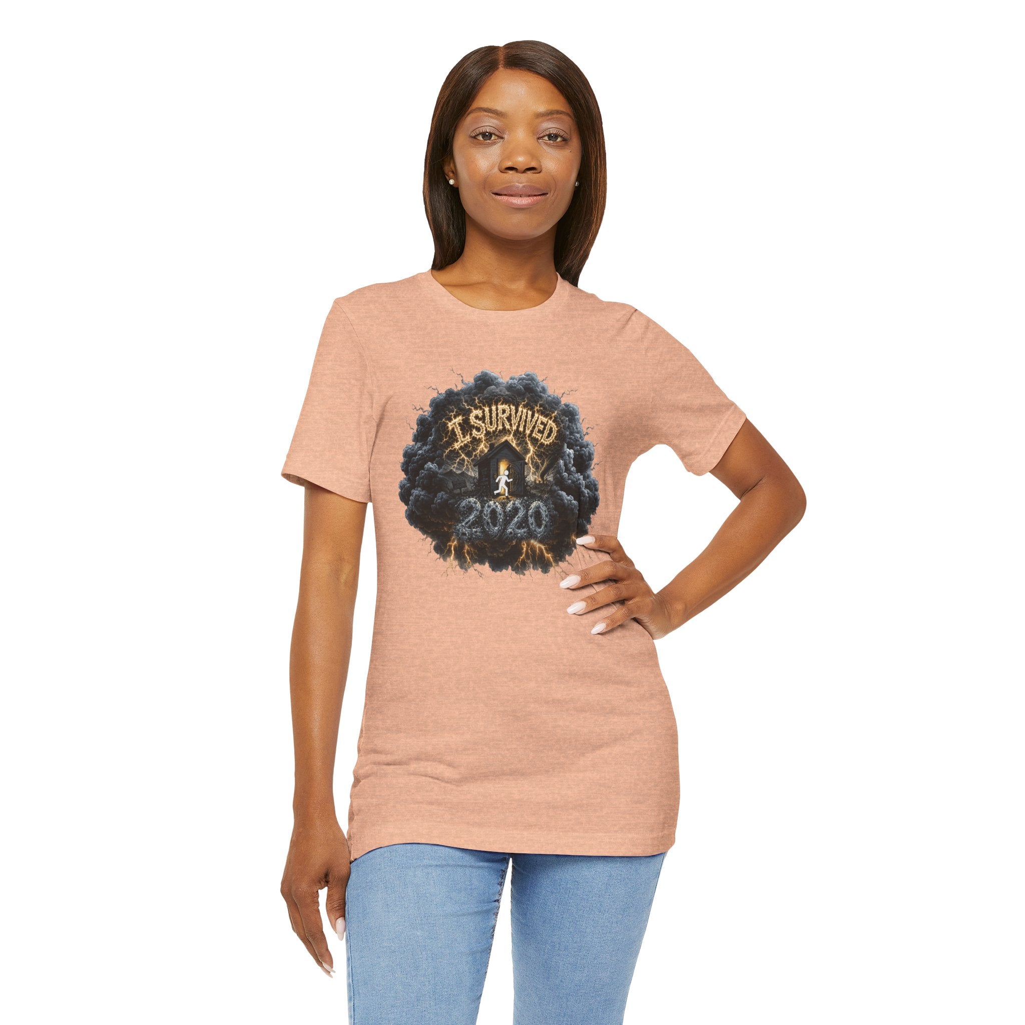 I Survived 2020 — Director's Cut Original Design Teaser Tee | Season 1 Premiere Drop Unisex Jersey Short Sleeve Tee