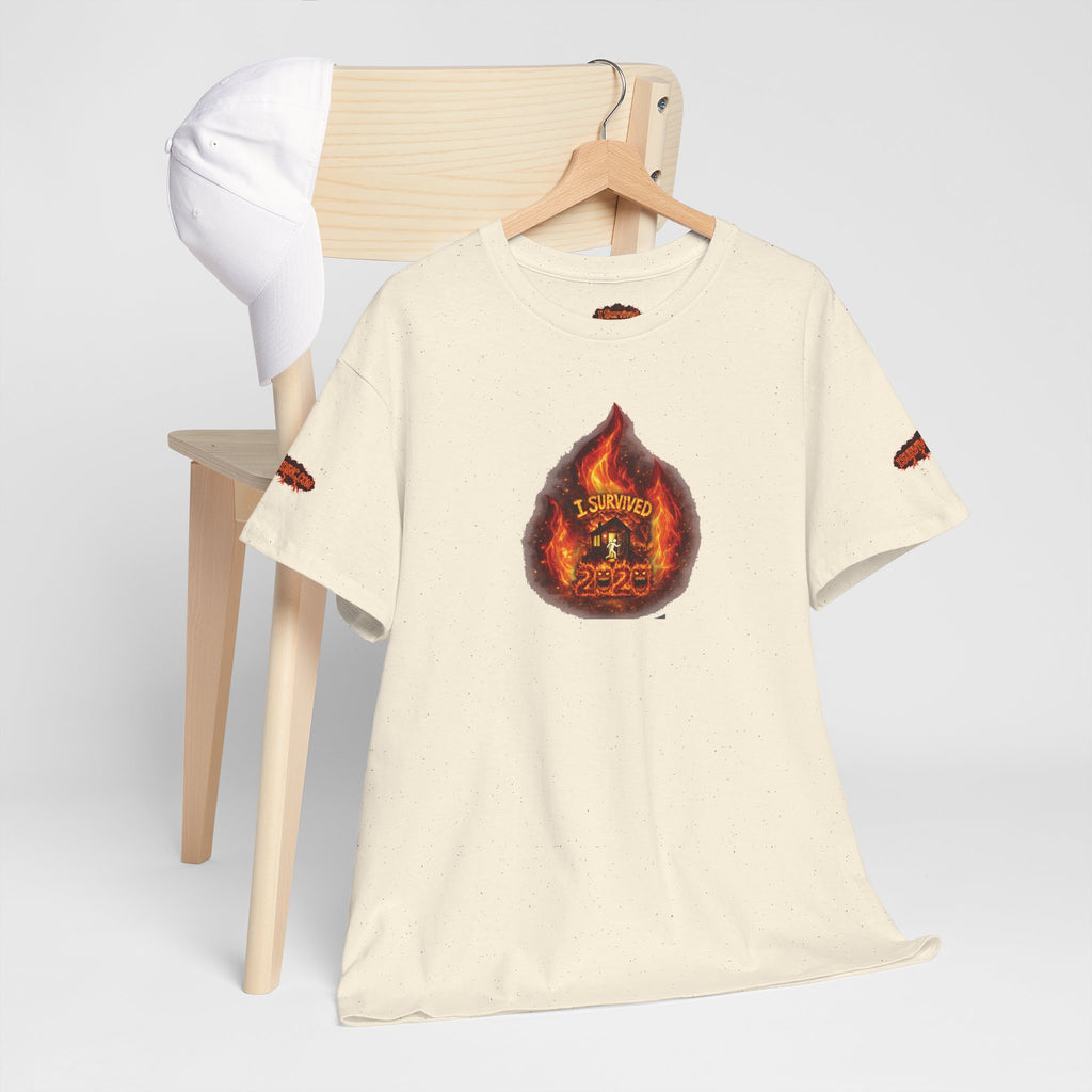 I Survived 2020 — WILDFIRES S2:E2: Director's Cut Special Edition "The Bobcat Fire" Memorial Unisex Heavy Cotton Tee