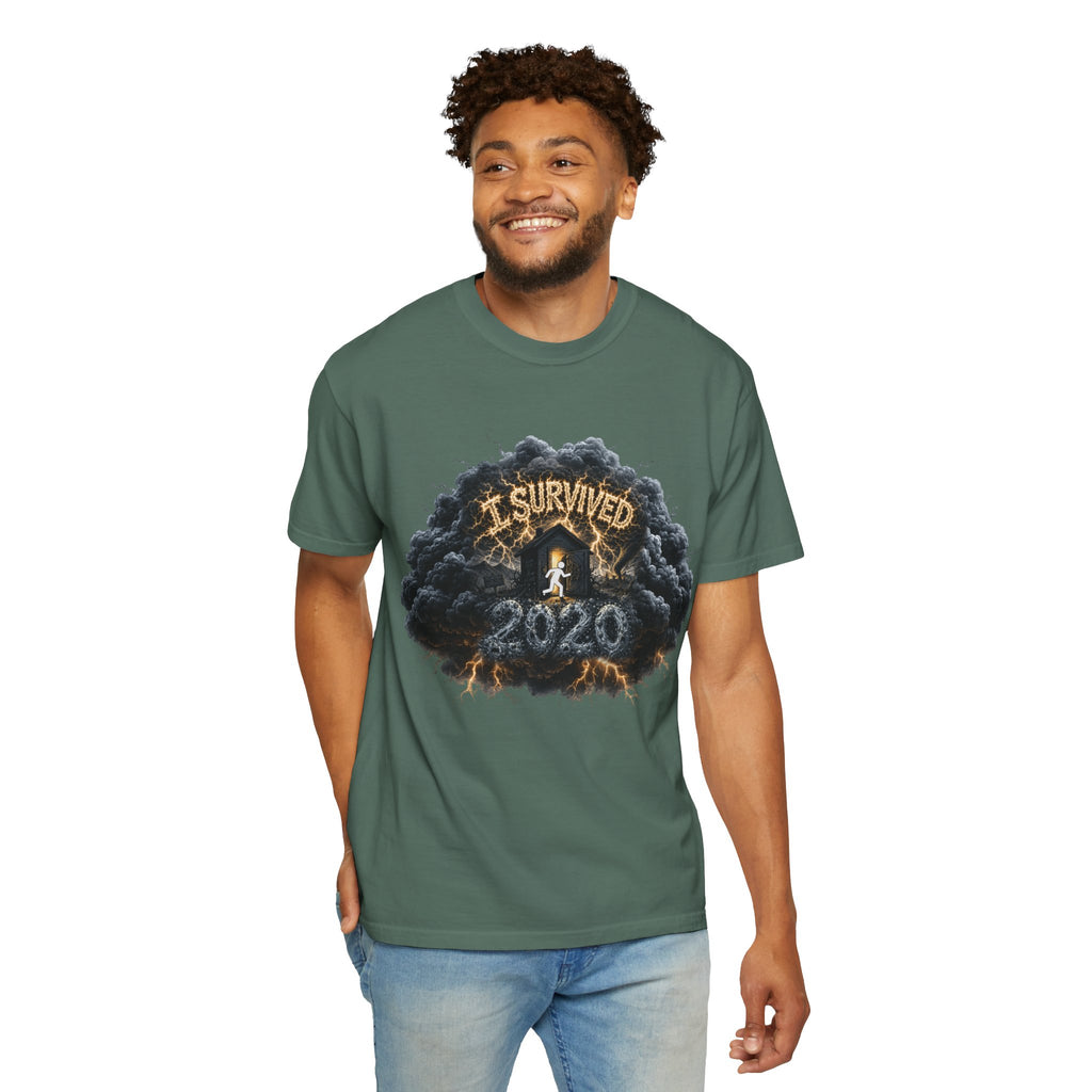 I Survived 2020 — Director's Cut Original Design Teaser Tee | Season 1 Premiere Drop Unisex Garment-Dyed T-shirt