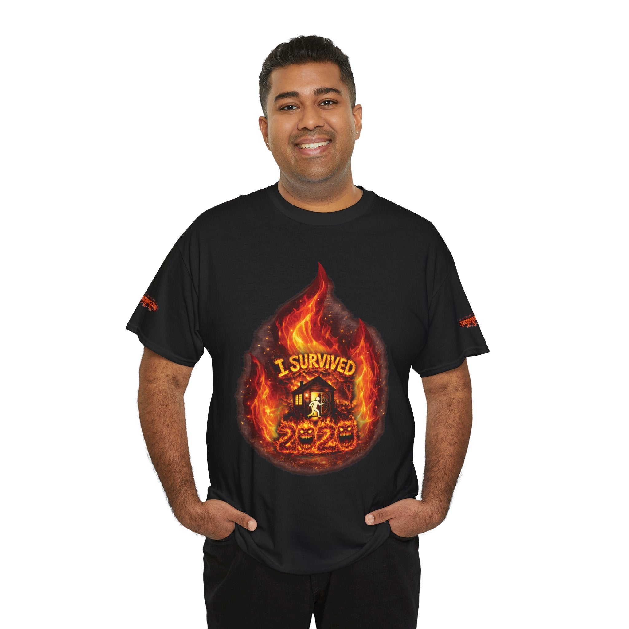 I Survived 2020 — Director's Cut S2:E1 "Berry Creek" | Wildfire Edition Memorial Unisex Heavy Cotton Tee (SPECIAL EDITION)