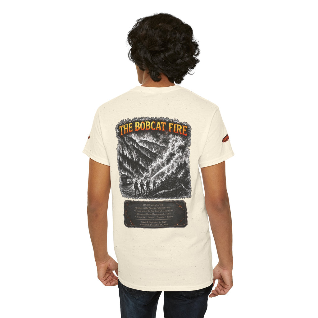 I Survived 2020 — WILDFIRES S2:E2: Special Edition "The Bobcat Fire" Memorial Unisex Heavy Cotton Tee