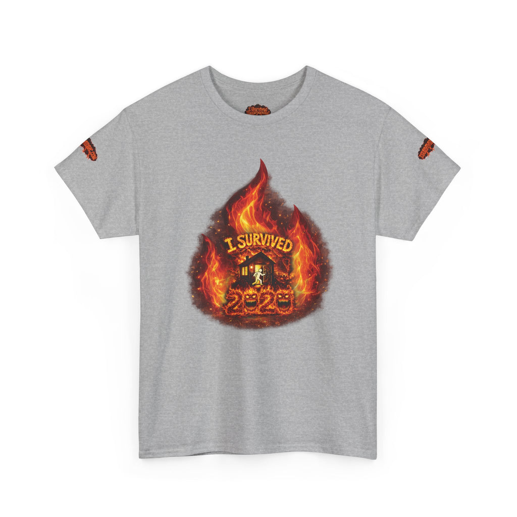 I Survived 2020 — Director's Cut S2:E3 "The California Wildfires" | Wildfire Edition Memorial Unisex Heavy Cotton Tee (SPECIAL EDITION)
