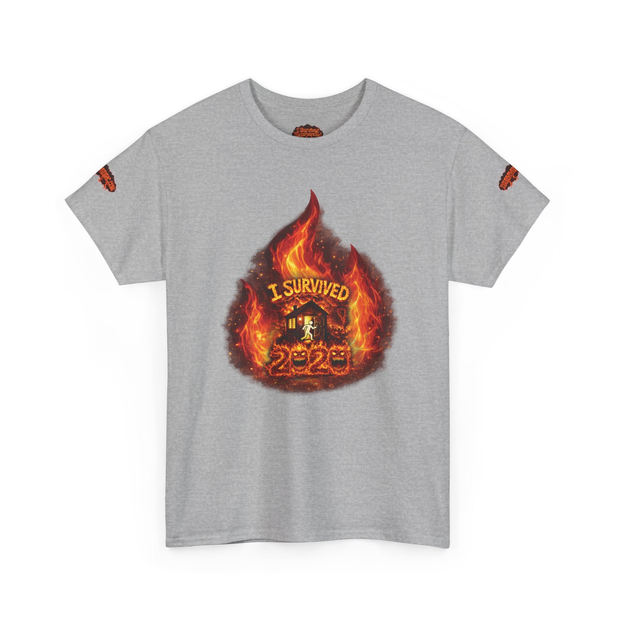 I Survived 2020 — Director's Cut S2:E3 "The California Wildfires" | Wildfire Edition Memorial Unisex Heavy Cotton Tee (SPECIAL EDITION)