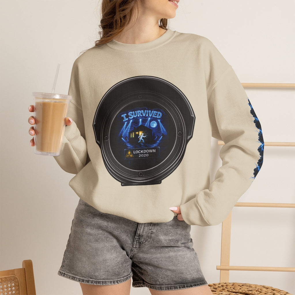 I Survived 2020 — Director's Cut S3:E3 "Remote Schooling" | Lockdown Edition Documentary Unisex Heavy Blend™ Crewneck Sweatshirt