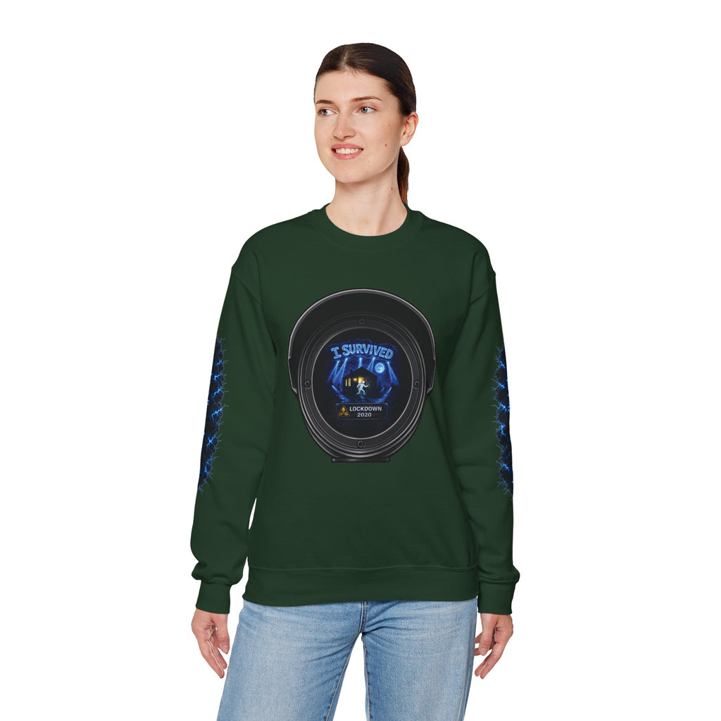 I Survived 2020 — Director's Cut S3:E4 "Working From Home" | Mid-Season Finale Pt. 1 | Lockdown Edition Documentary Unisex Heavy Blend™ Crewneck Sweatshirt