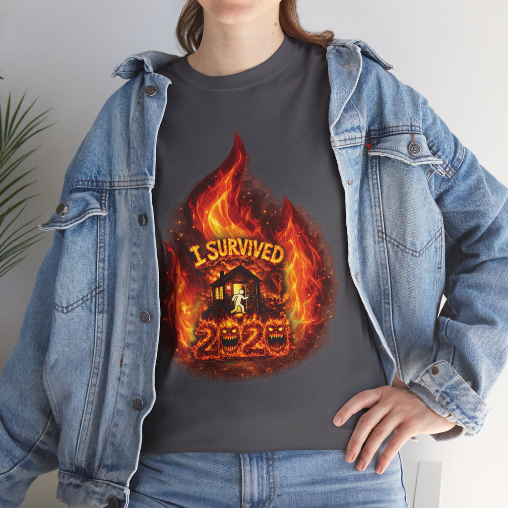 I Survived 2020 — Director's Cut S2:E1 "Berry Creek" | Wildfire Edition Memorial Unisex Heavy Cotton Tee (SPECIAL EDITION)