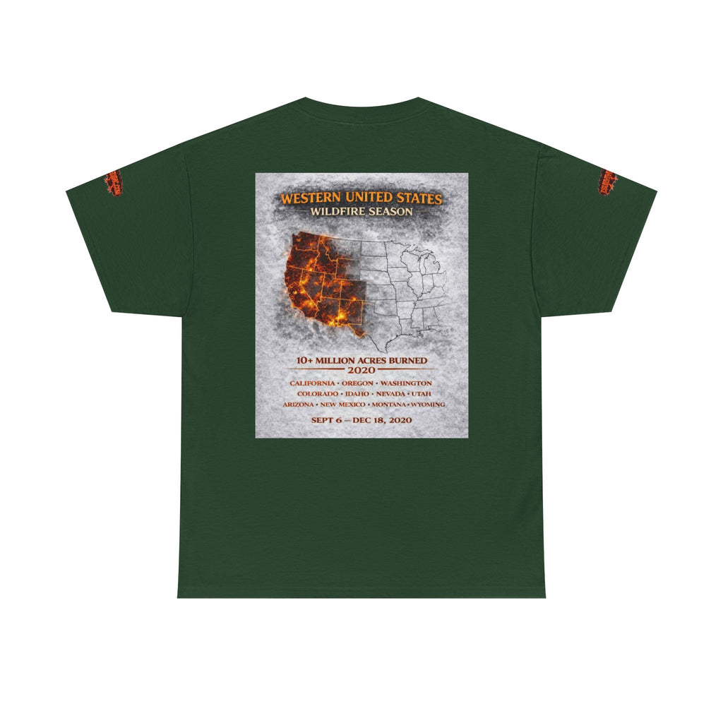 I Survived 2020 — Director's Cut S2:E4 "Western U.S. Wildfire Season" | Mid-Season Finale Pt. 1 | Wildfire Edition Memorial Unisex Heavy Cotton Tee (SPECIAL EDITION)