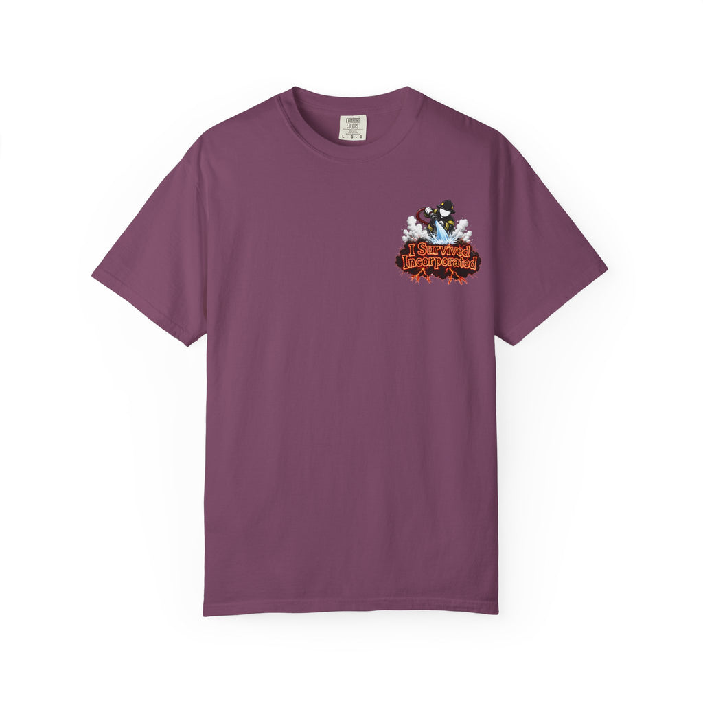 I Survived 2020 — "Please Stand By" Test Pattern Tee Wildfire Signal Edition Summer Premiere Unisex Garment-Dyed T-shirt