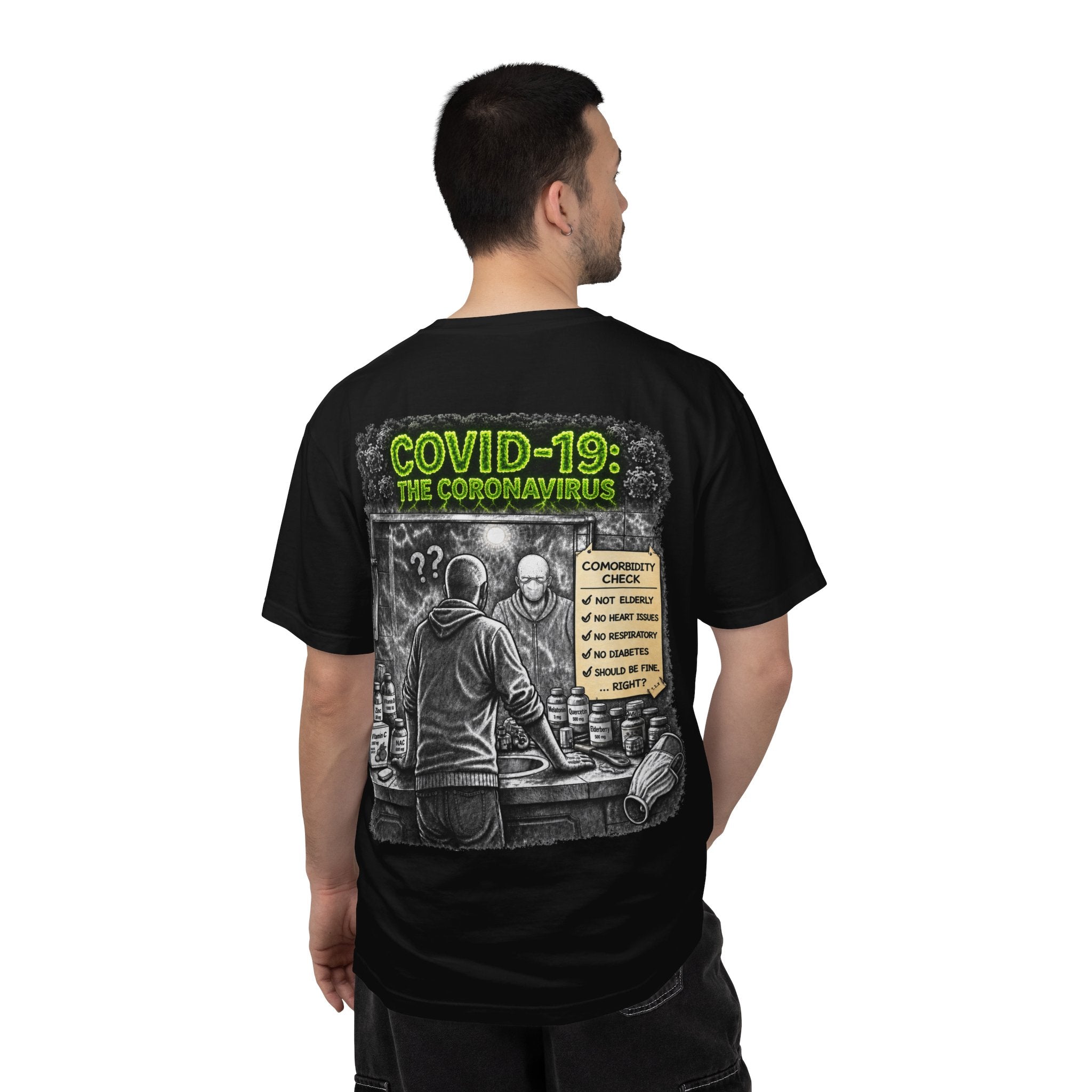 I Survived 2020 — S1:E1 "COVID-19: The Coronavirus" | Pandemic Edition Unisex Garment-Dyed T-shirt