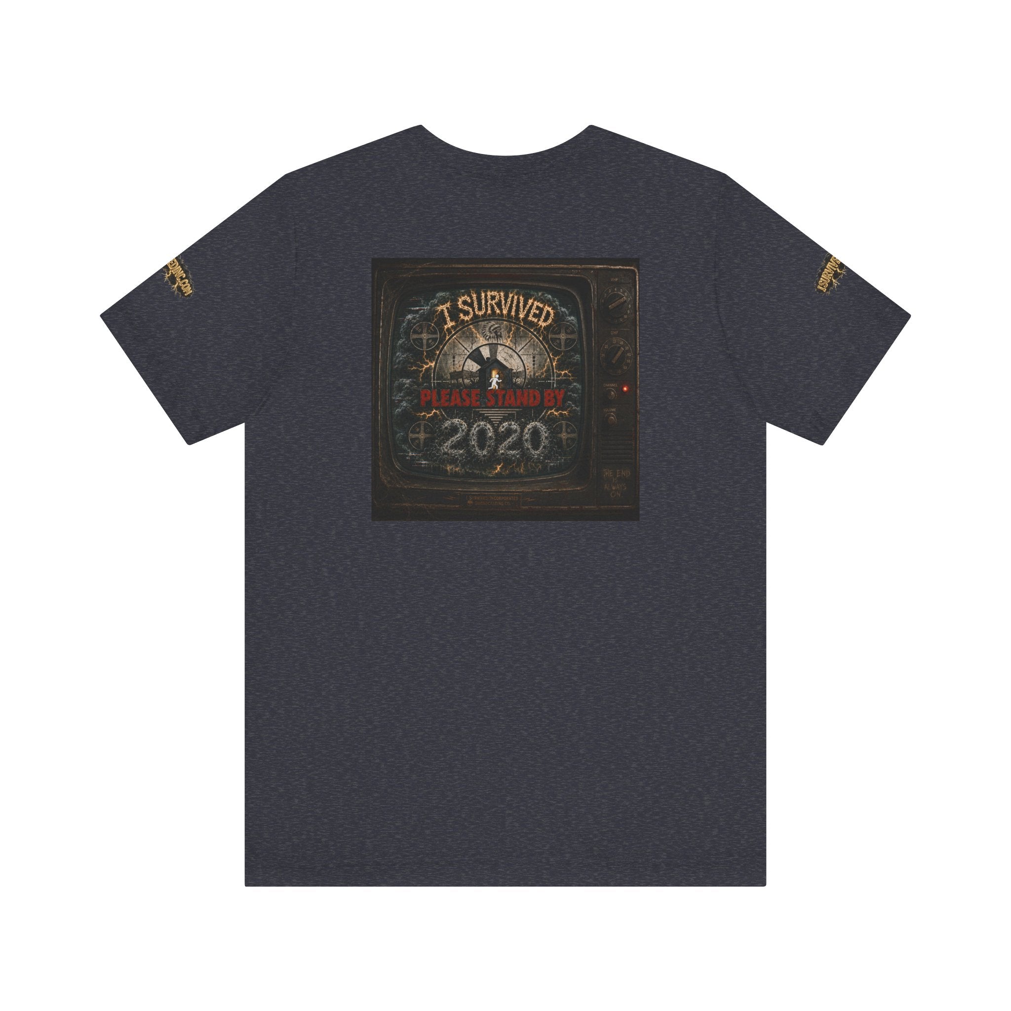 I Survived 2020 — "Please Stand By" Test Pattern Tee Special Edition Summer Premier Unisex Jersey Short Sleeve Tee