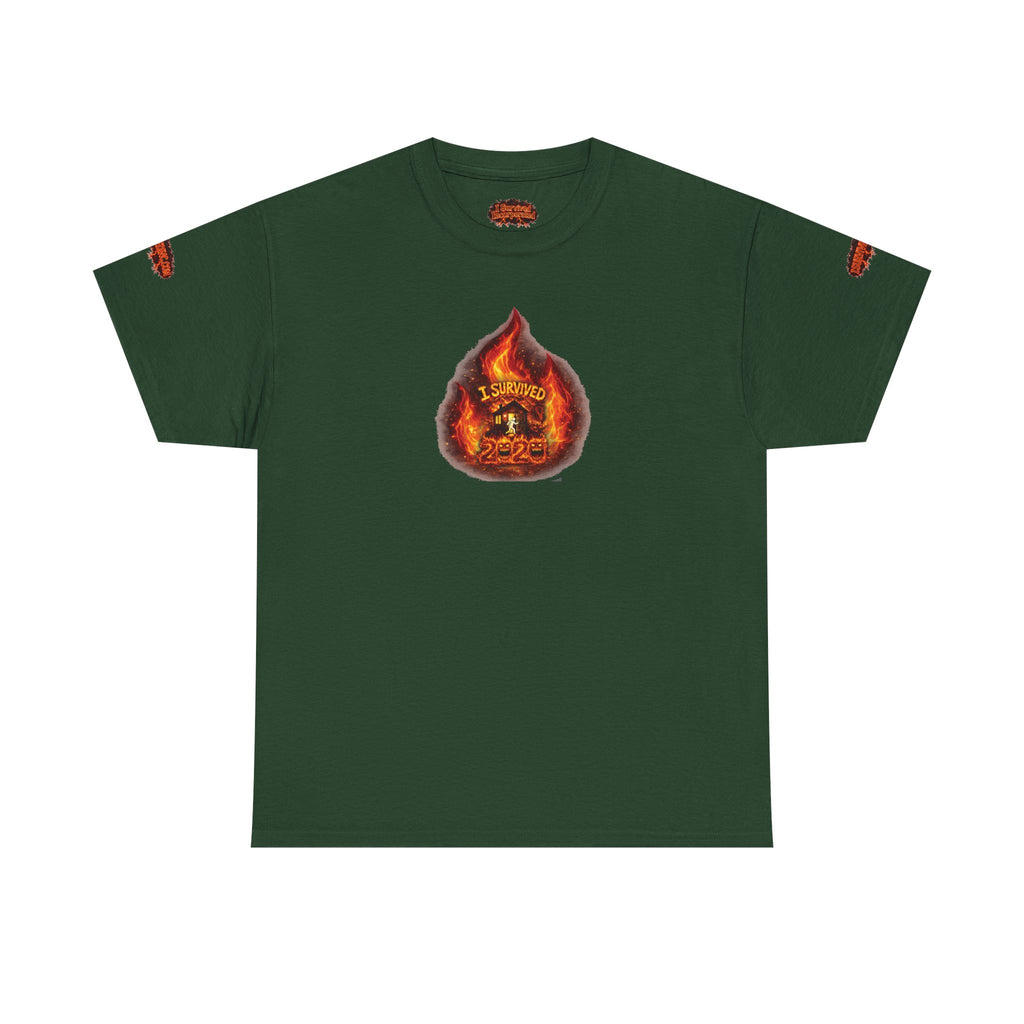 I Survived 2020 — WILDFIRES S2:E2: Director's Cut Special Edition "The Bobcat Fire" Memorial Unisex Heavy Cotton Tee