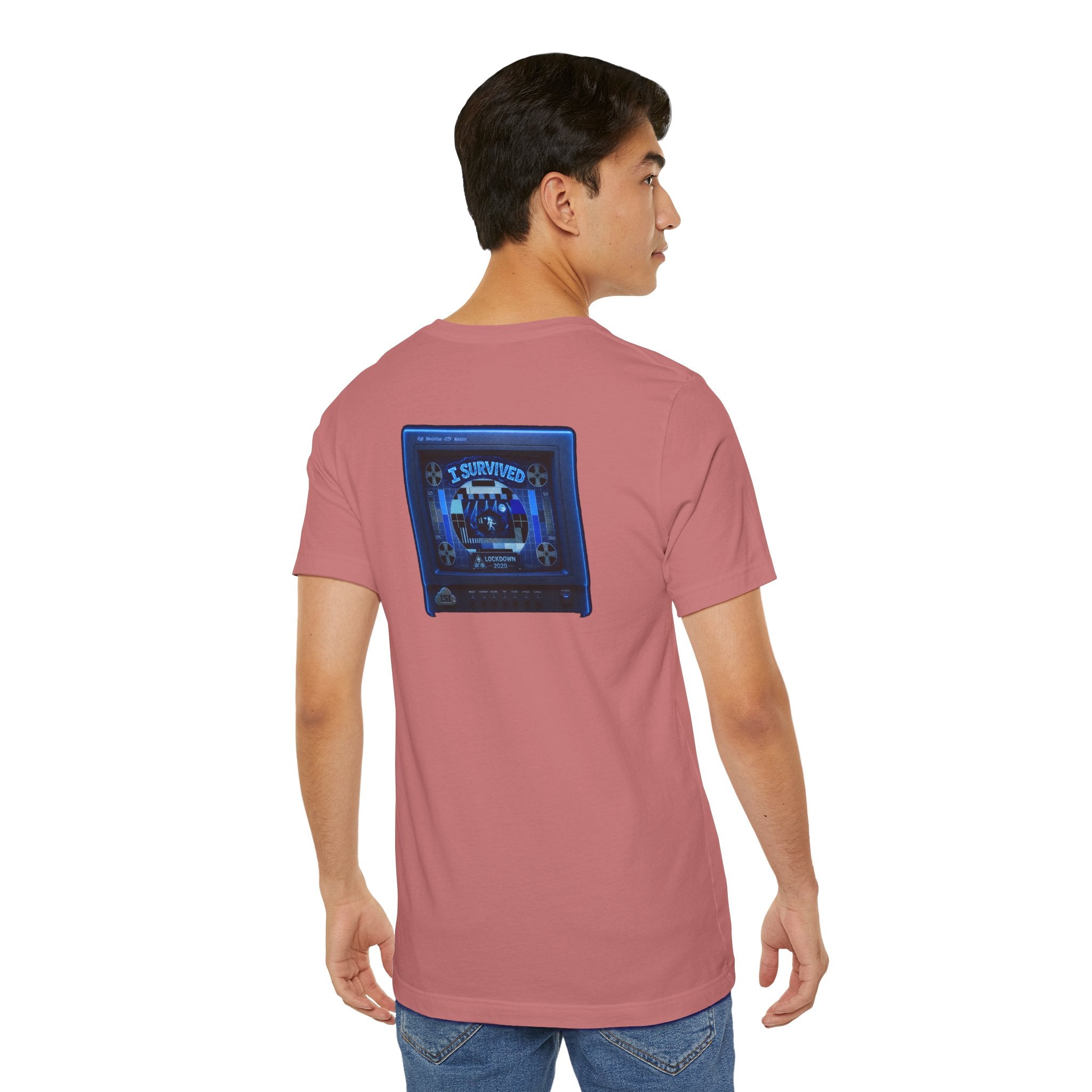 I Survived 2020 — "Please Stand By" Test Pattern Tee Lockdown Summer Exclusive Unisex Jersey Short Sleeve Tee