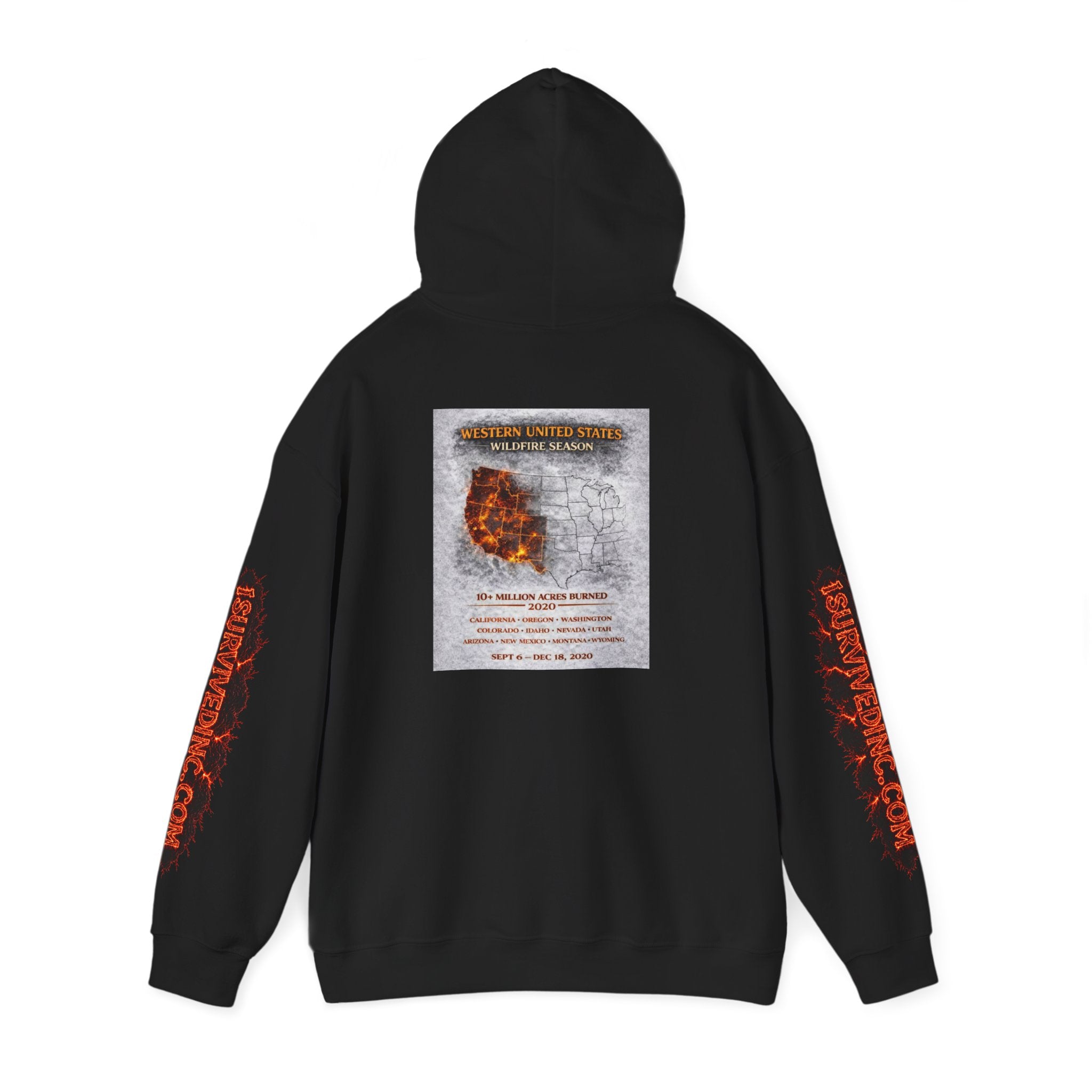 I Survived 2020 — S2:E4 "Western U.S. Wildfire Season" | Mid-Season Finale Pt. 1 | Wildfire Edition Memorial Hoodie Sweatshirt