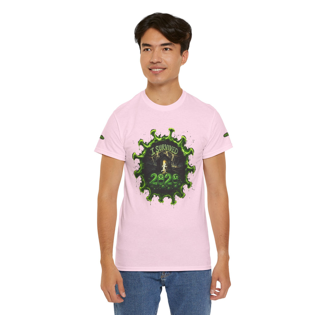 I Survived 2020 — Director's Cut S1:E1 "COVID-19: The Coronavirus" | Pandemic Edition Unisex Heavy Cotton Tee (SPECIAL EDITION)