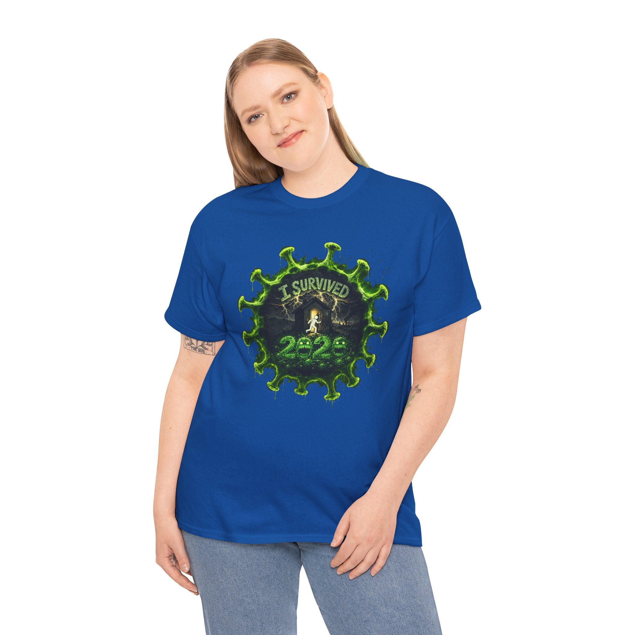 I Survived 2020 — Director's Cut S1:E3 "The Jab!" | Pandemic Edition Unisex Heavy Cotton Tee