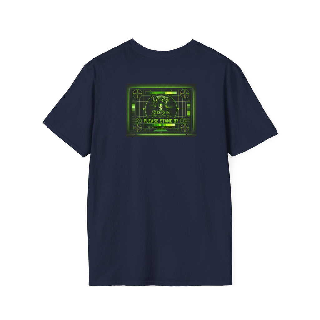 I Survived 2020 — "Please Stand By" Test Pattern Toxic Signal Tee Summer Premiere Unisex Softstyle T-Shirt