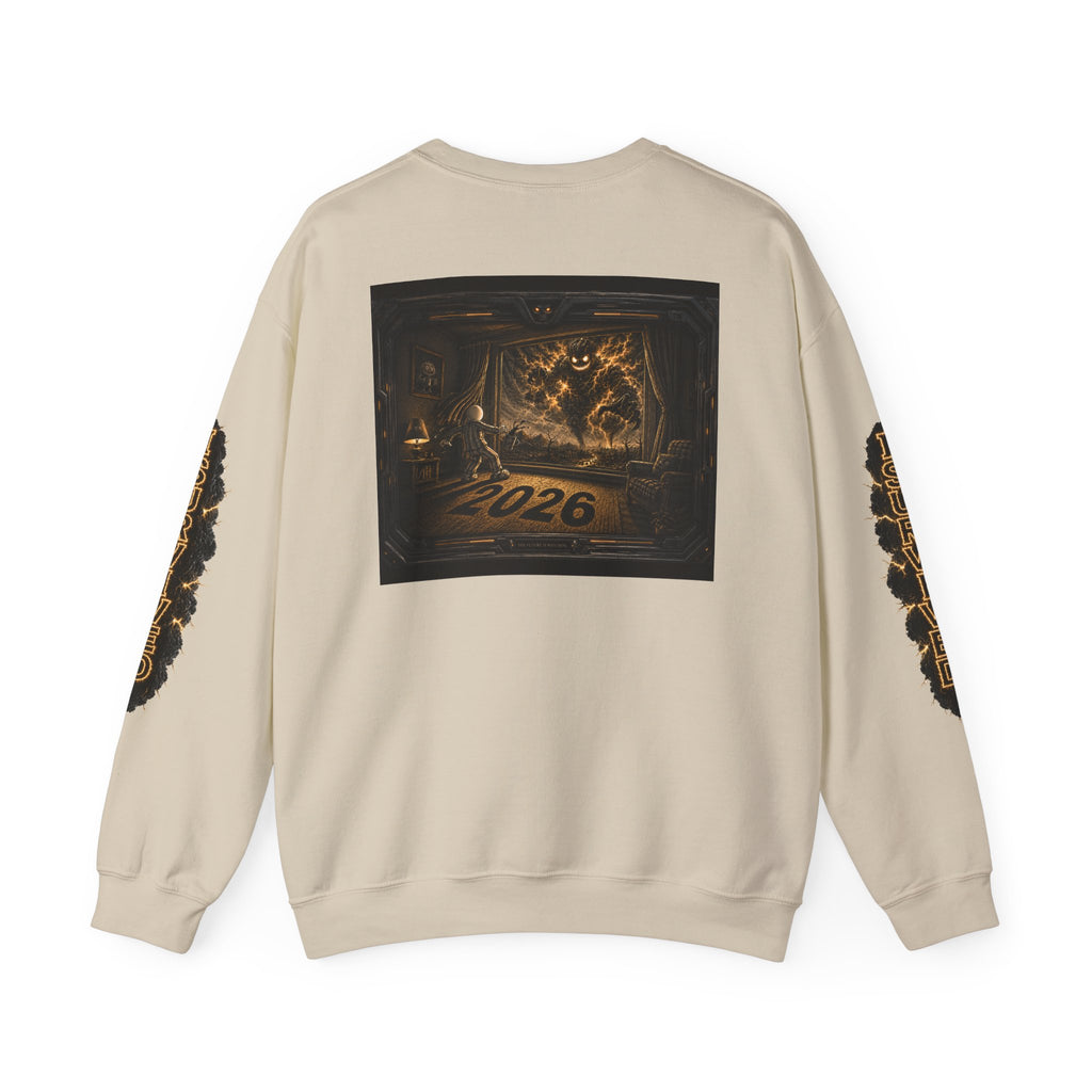 I Survived 2020 — Director's Cut Original Design Teaser Tee | Season 1 Premiere Drop Unisex Heavy Blend™ Crewneck Sweatshirt (SPECIAL EDITION)