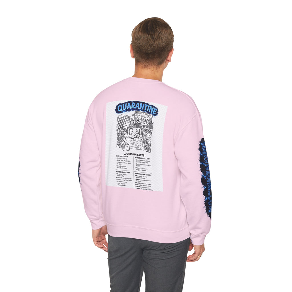 I Survived 2020 — S3:E1 "Quarantine" | Lockdown Edition Documentary Unisex Heavy Blend™ Crewneck Sweatshirt