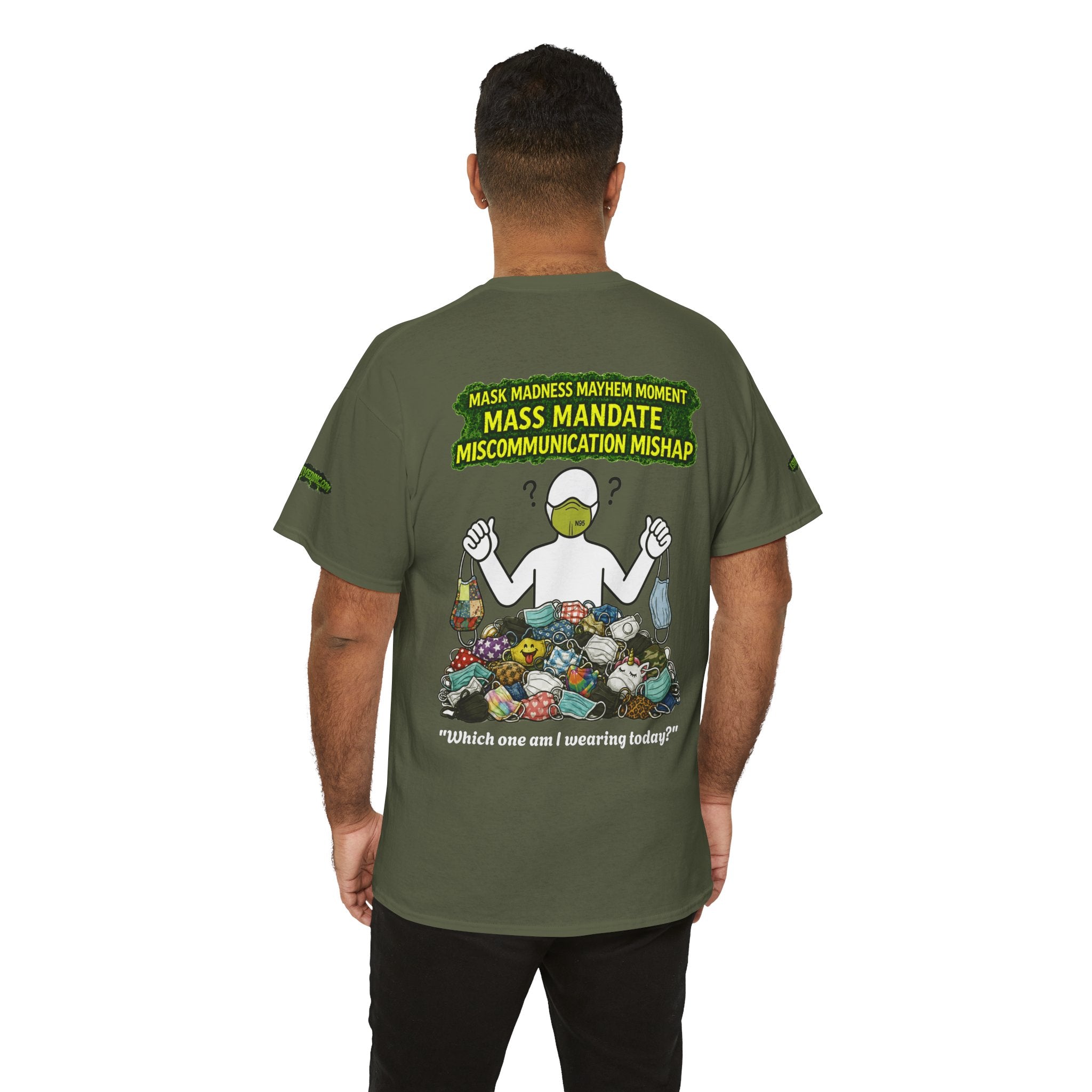 I Survived 2020 — PANDEMIC S1:E4: Special Edition "Mask Madness" Unisex Heavy Cotton Tee