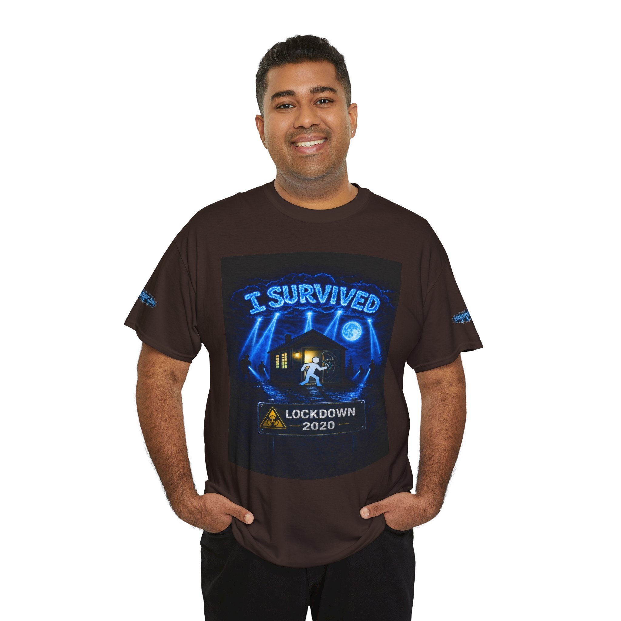 I Survived 2020 — LOCKDOWN S3:E3: Special Edition "Remote Schooling" Unisex Heavy Cotton Tee