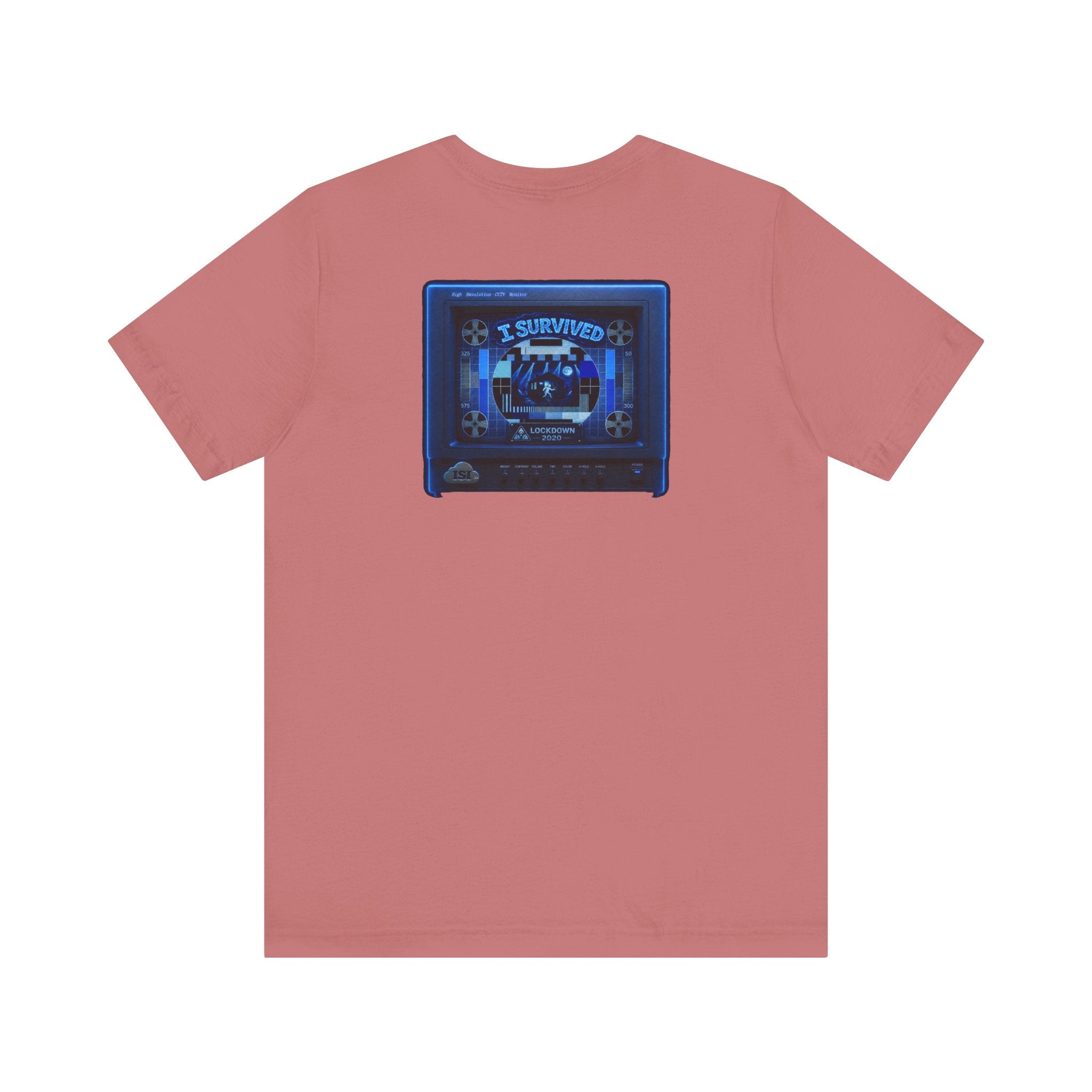 I Survived 2020 — "Please Stand By" Test Pattern Tee Lockdown Summer Exclusive Unisex Jersey Short Sleeve Tee