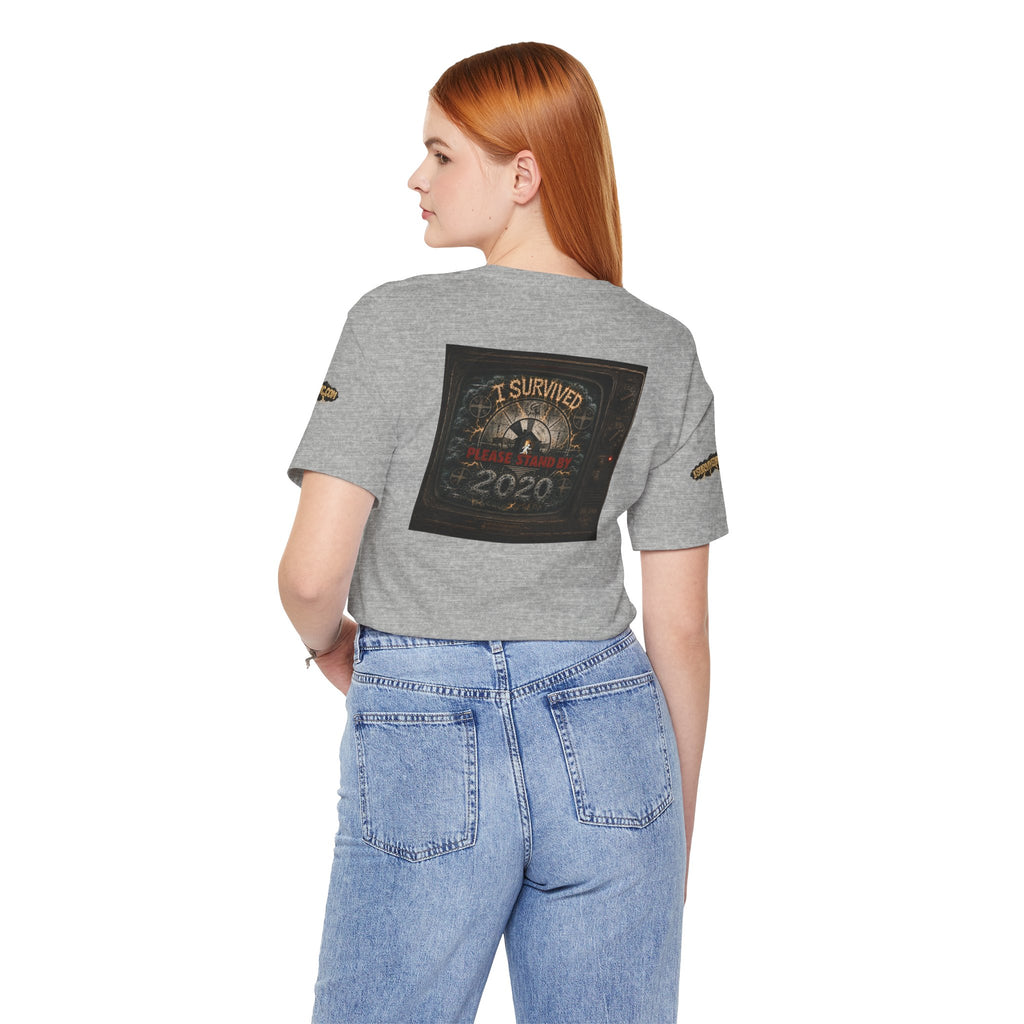 I Survived 2020 — "Please Stand By" Test Pattern Tee Special Edition Summer Premier Unisex Jersey Short Sleeve Tee