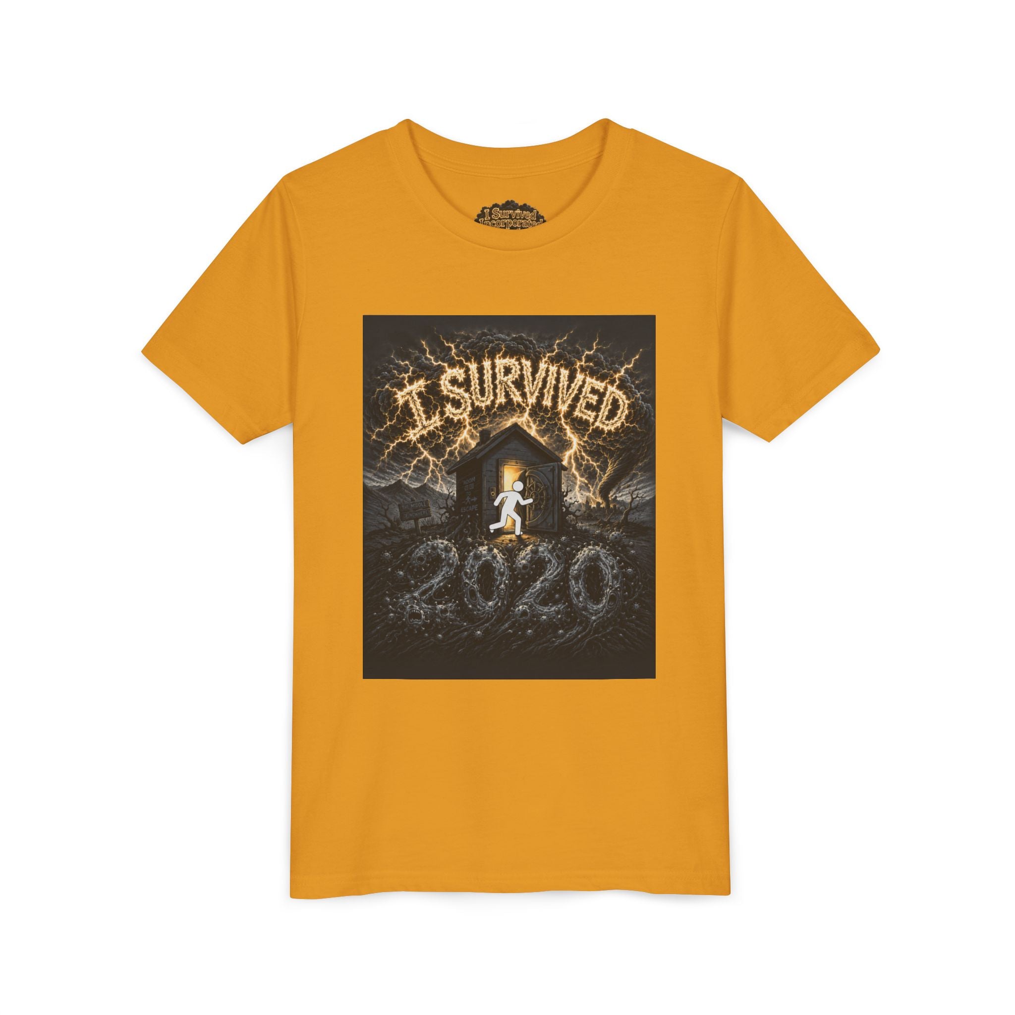 I Survived 2020 — Original Design Teaser Tee | Season 1 Premiere Drop Youth Short Sleeve Tee (SPECIAL EDITION)